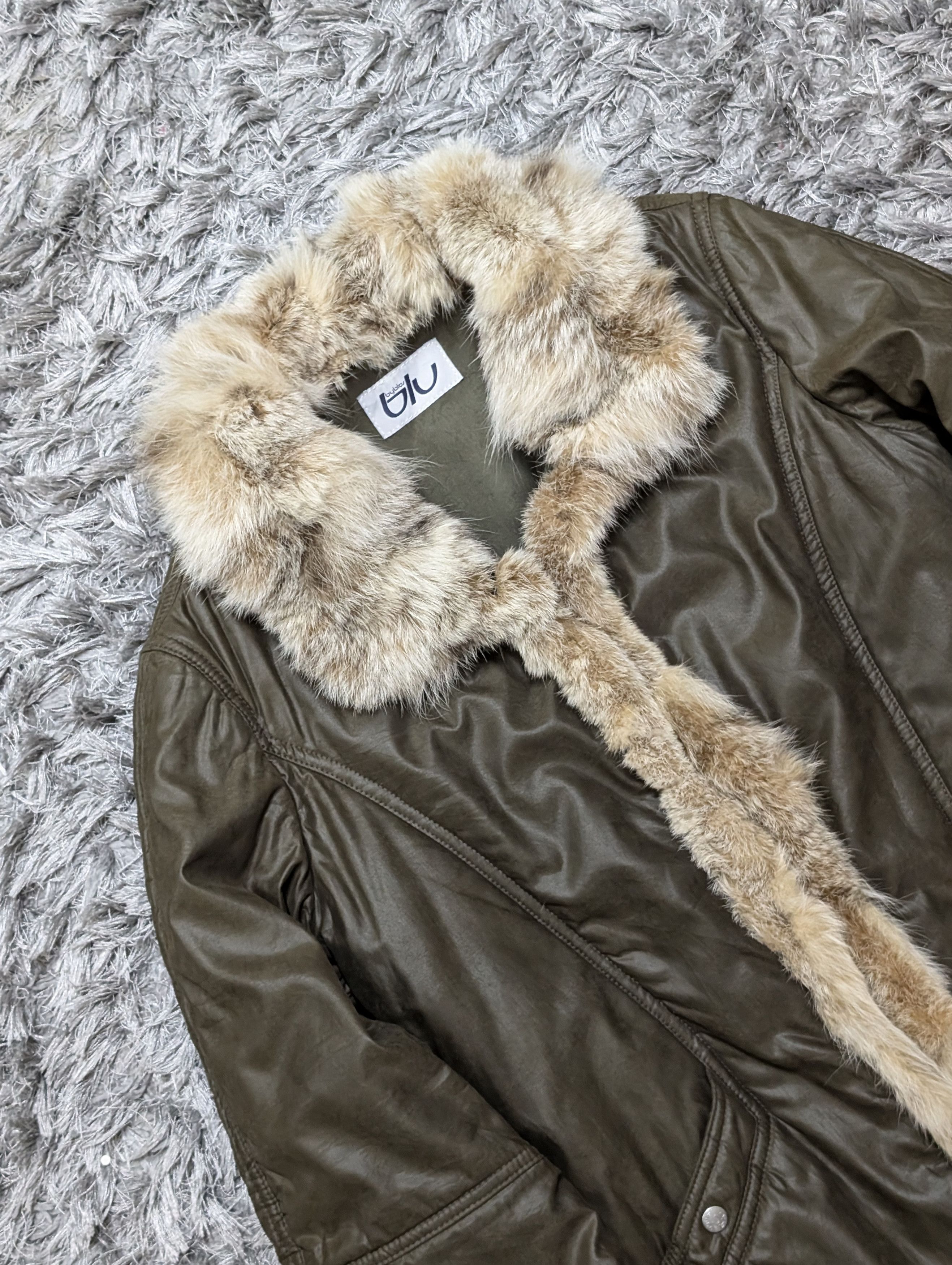Byblos Byblos Blu Impeccable Lined Fur Coat Italian Winter Jacket Size S / US 4 / IT 40 - 4 Thumbnail