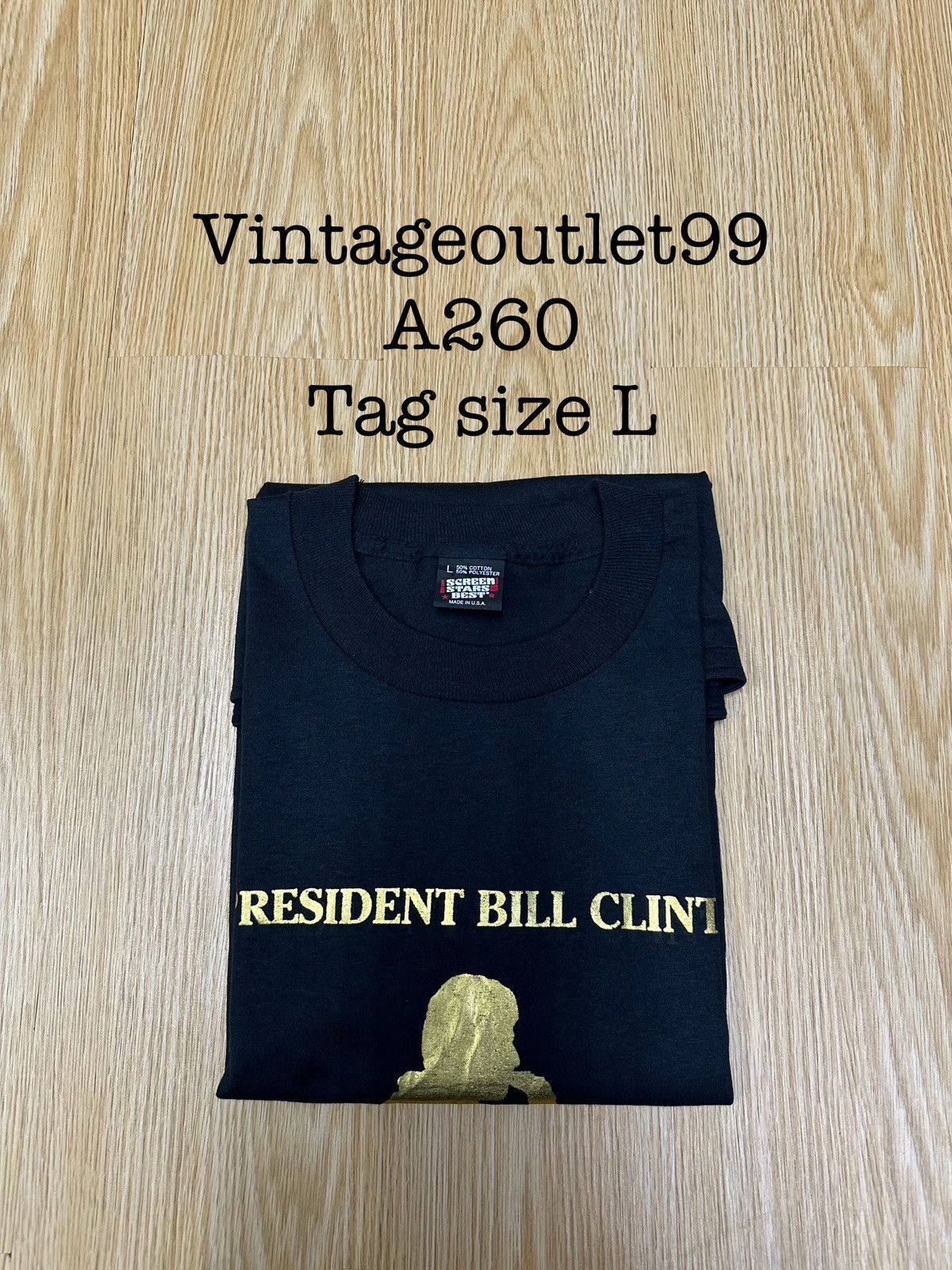 Vintage Vintage President Bill Clinton America 80s Screen Stars A260 Size US M / EU 48-50 / 2 - 11 Thumbnail