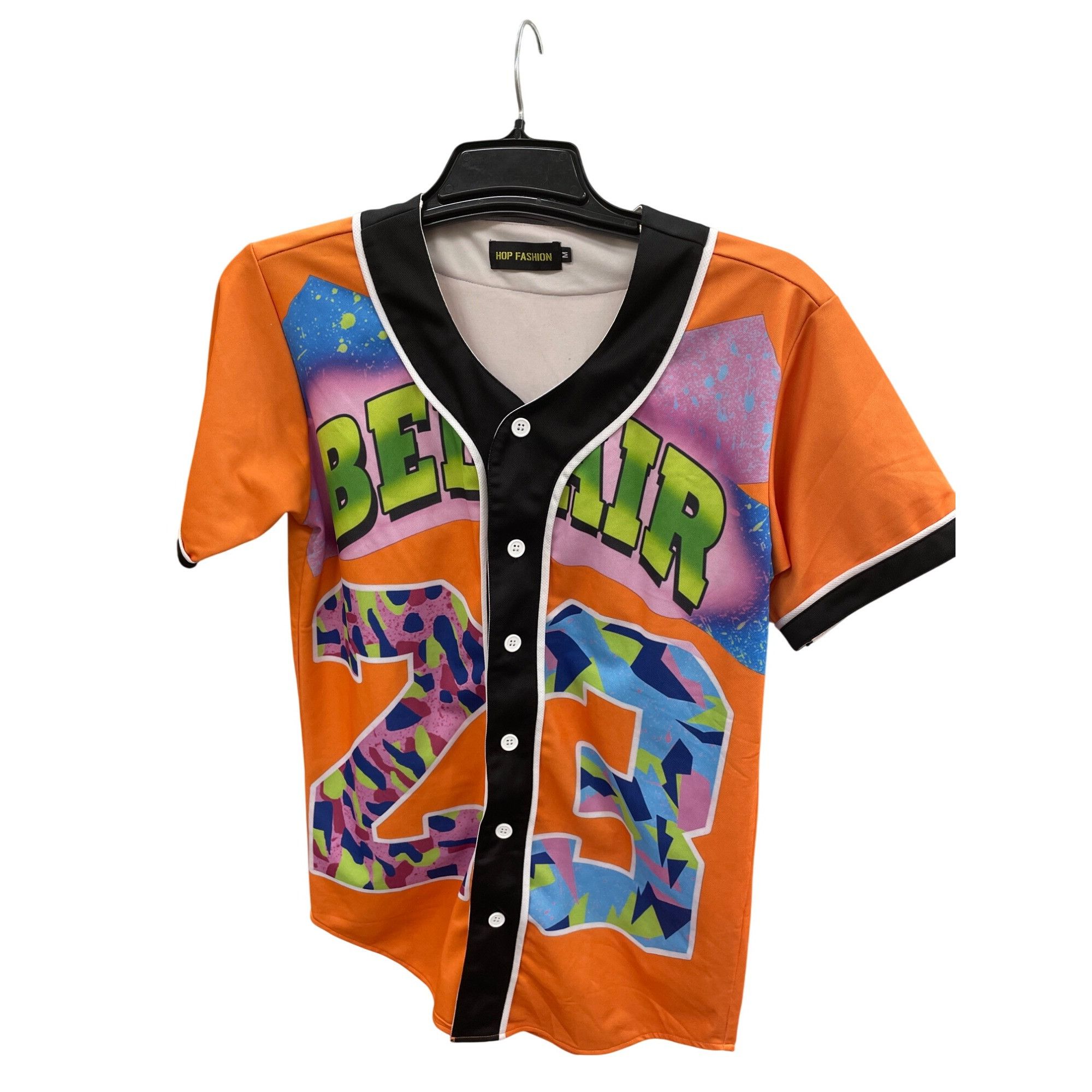Other Hop Fashion Bel-Air 23 womans orange green Jersey Size M S Size M / US 6-8 / IT 42-44 - 16 Thumbnail