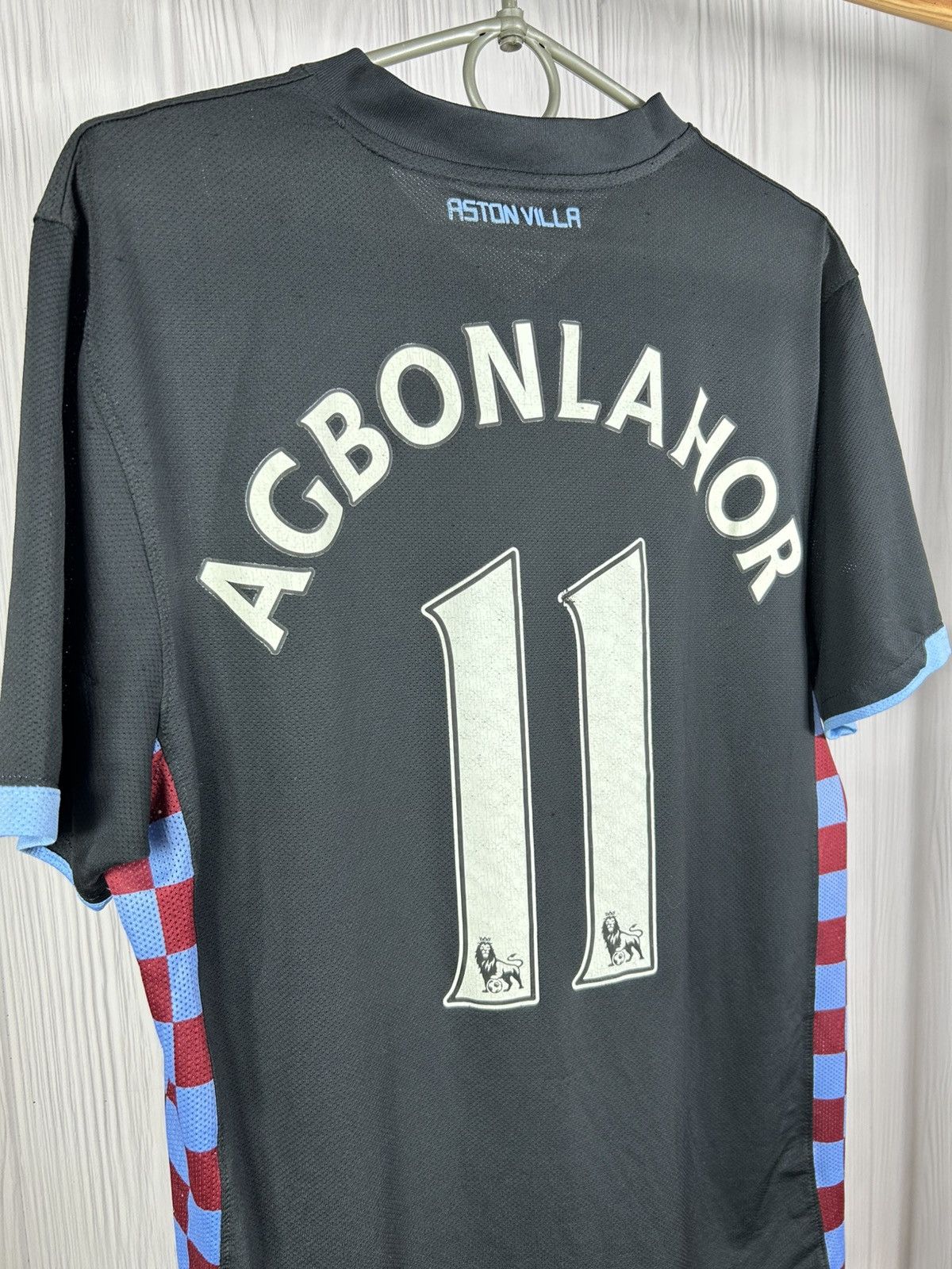 Nike Nike 2010-11 Aston Villa Away Shirt #11 AGBONLAHOR Size M Size US M / EU 48-50 / 2 - 14 Thumbnail