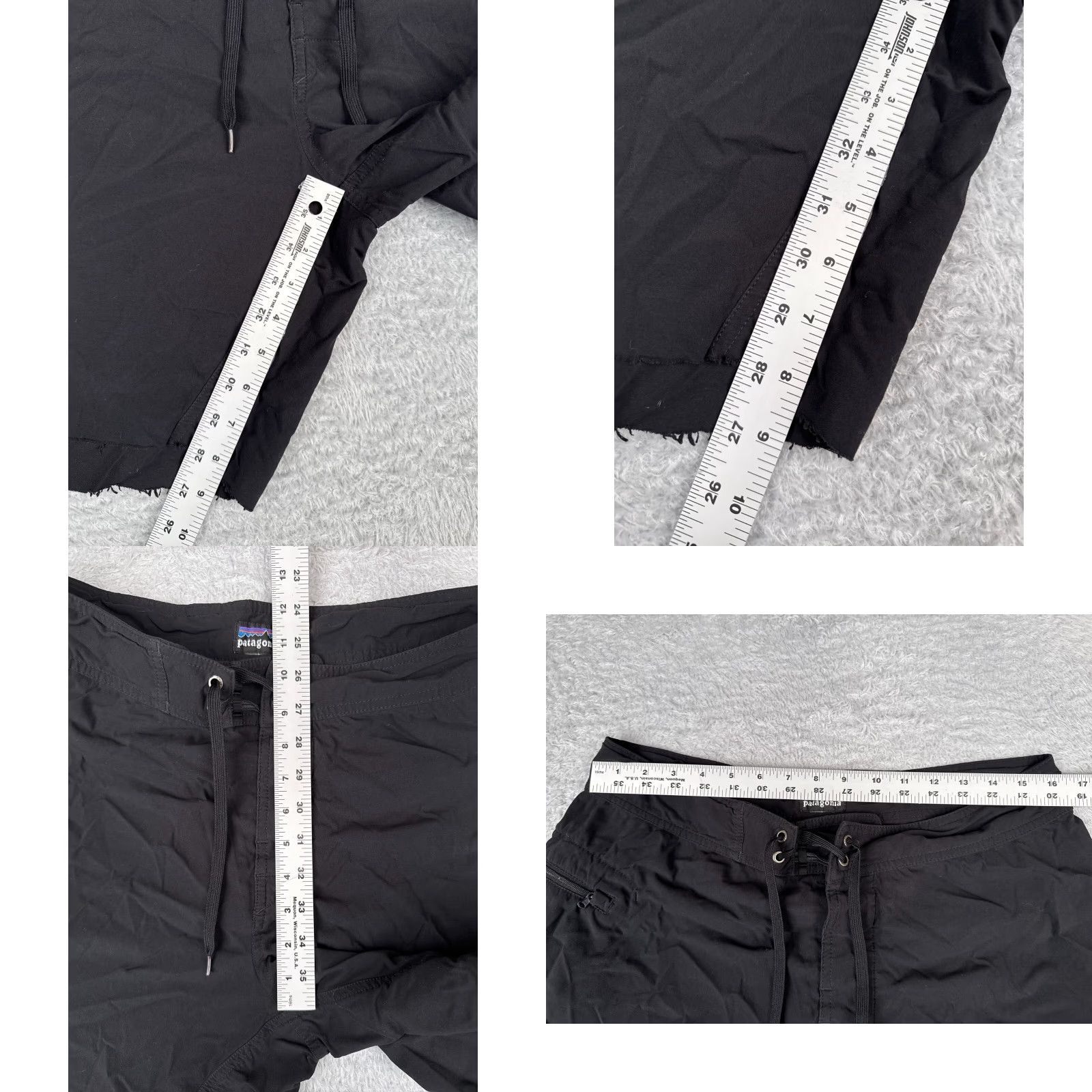 Patagonia Patagonia Board Shorts Mens 30 Black Wavefarer 21" Swim Trunks Beach Pockets Size US 30 / EU 46 - 8 Thumbnail