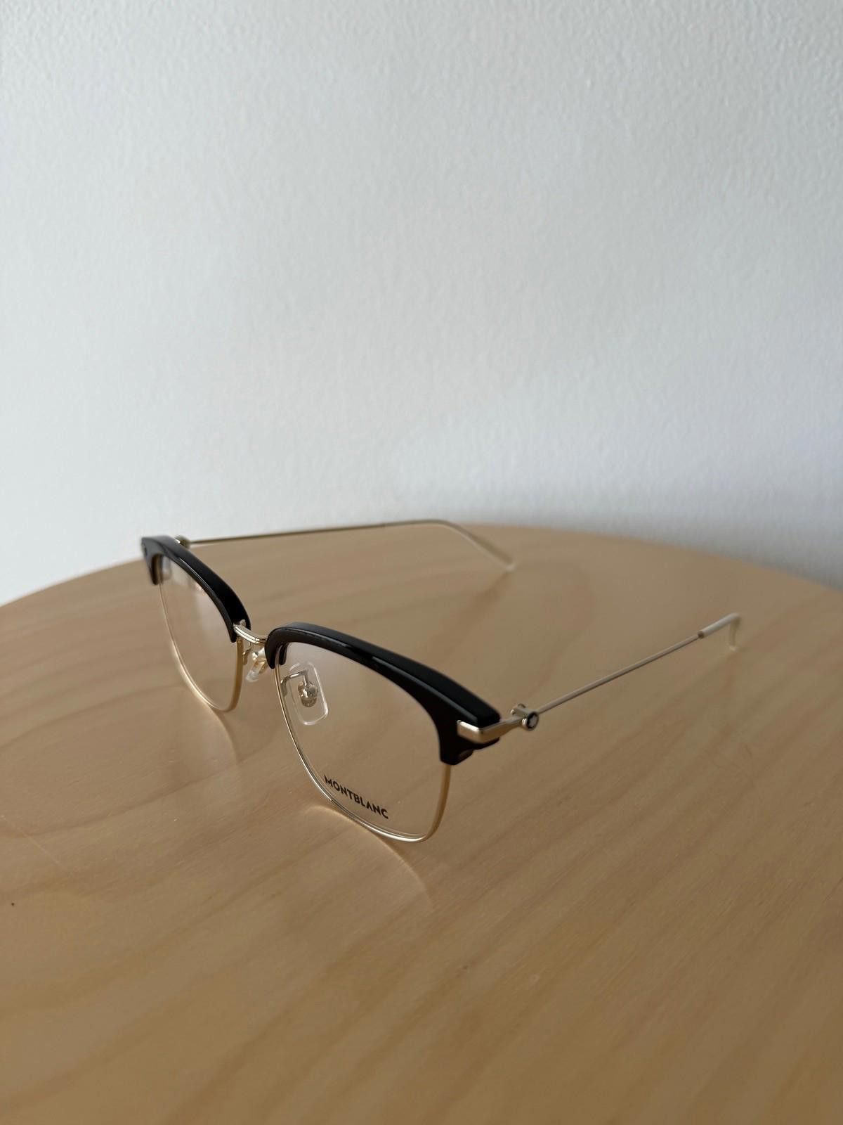 Montblanc New montblanc optical glasses frames eyeglasses MB0141OK 002 Size ONE SIZE - 3 Thumbnail
