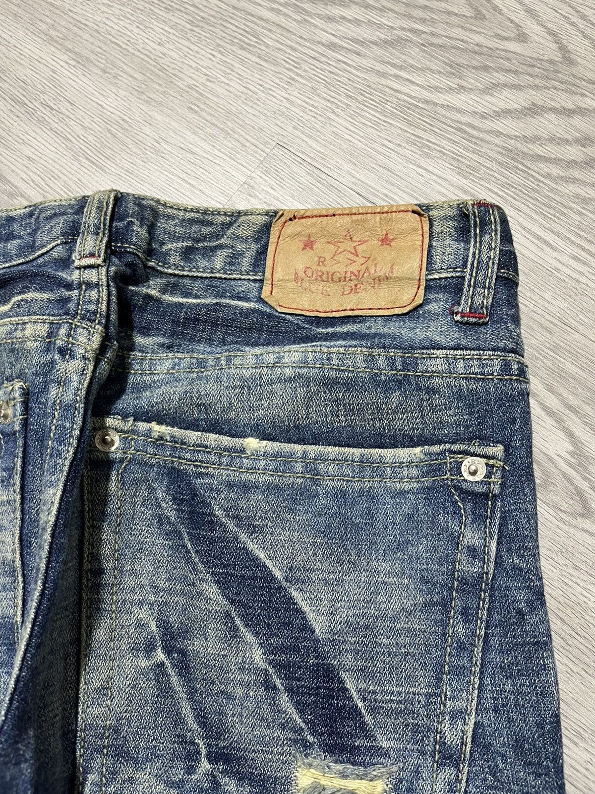 If Six Was Nine 2000s Star R Distressed Ripped Lgb Punk Style Pants Jeans Size US 28 / EU 44 - 15 Thumbnail