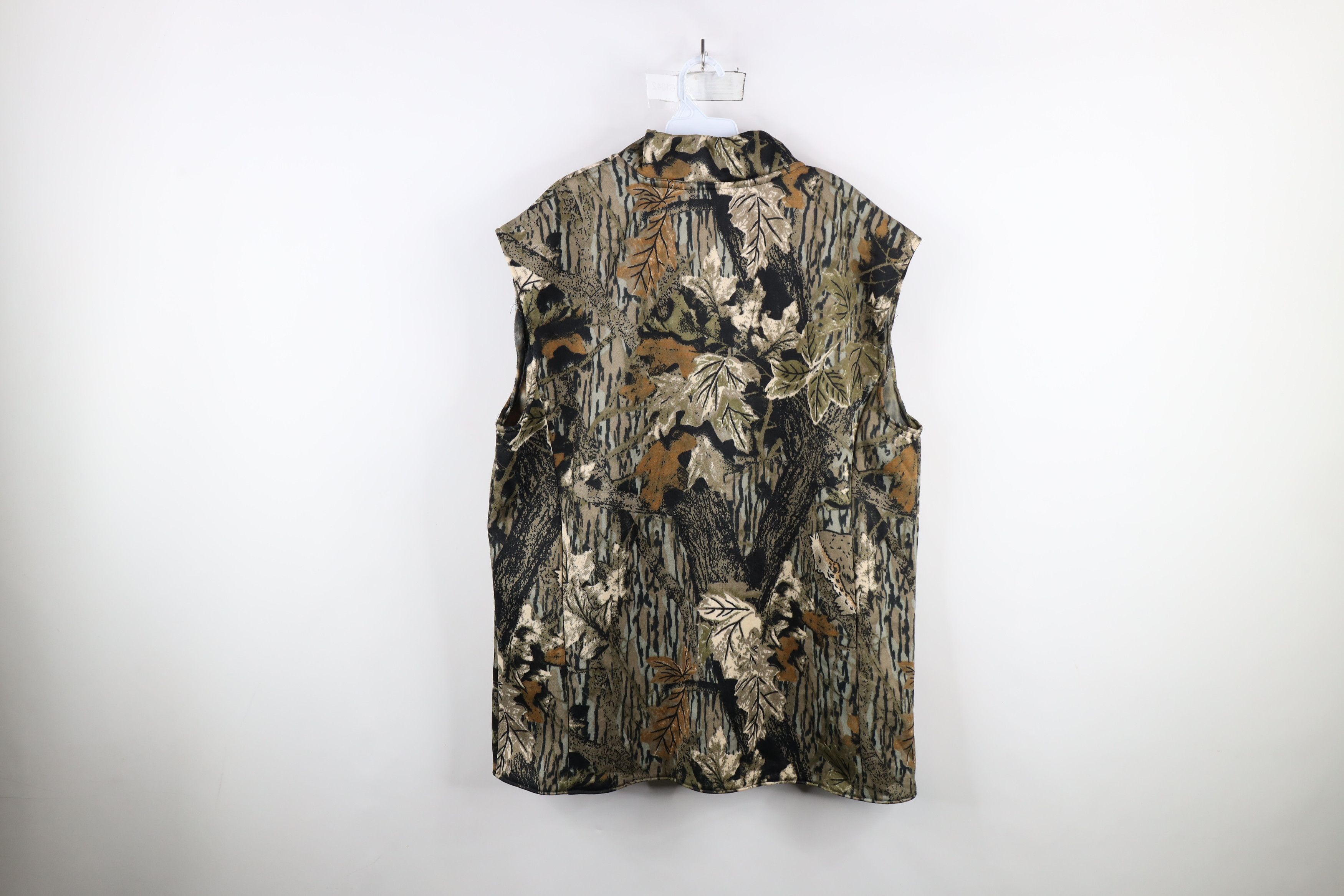 Vintage Vintage 90s Streetwear Camouflage Full Zip Vest Jacket Size US XXL / EU 58 / 5 - 11 Thumbnail