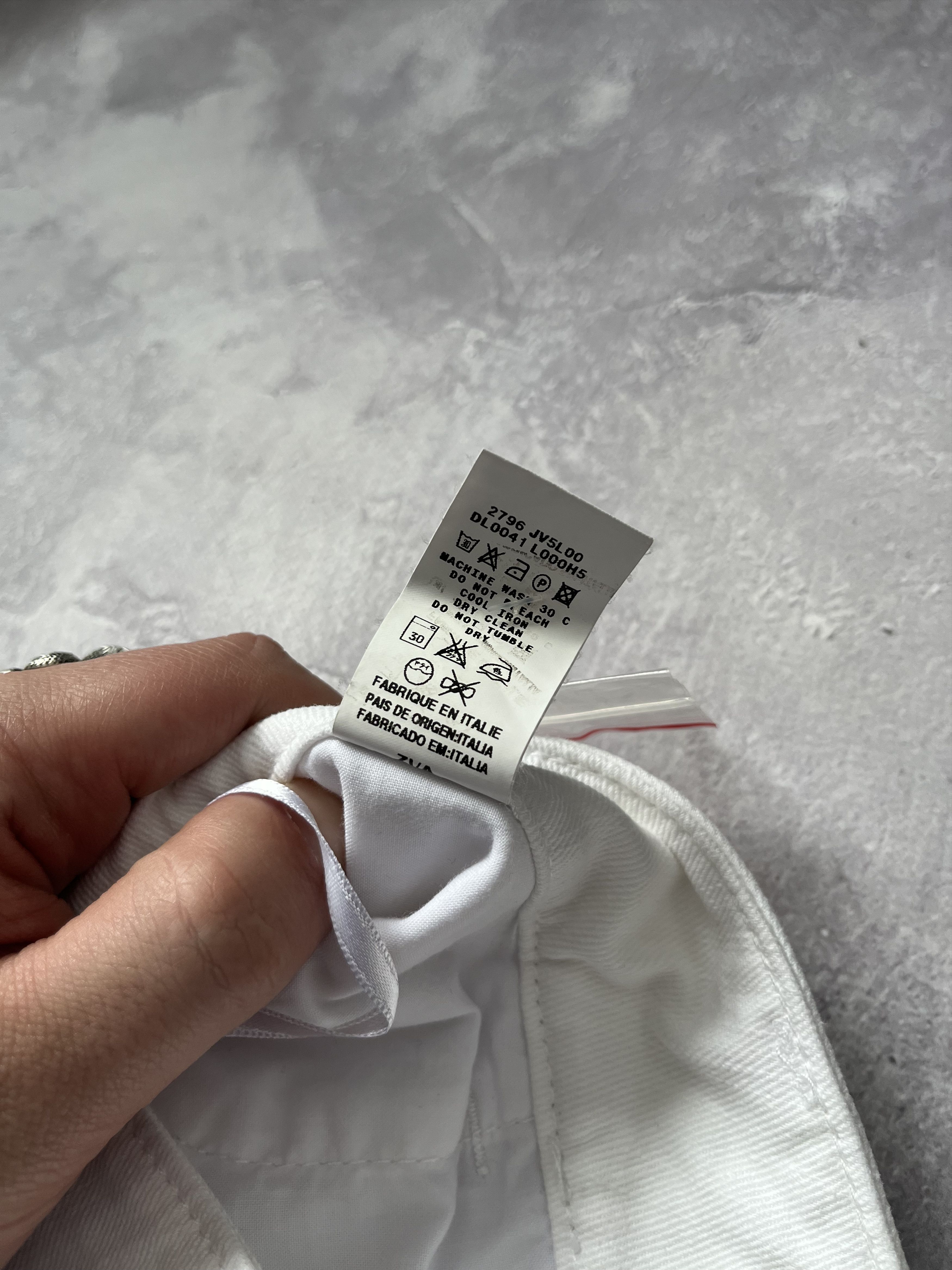 Miss Sixty Y2k Miss Sixty Pants White Wide Leg Euro - Size 28 Size 28" / US 6 / IT 42 - 14 Thumbnail