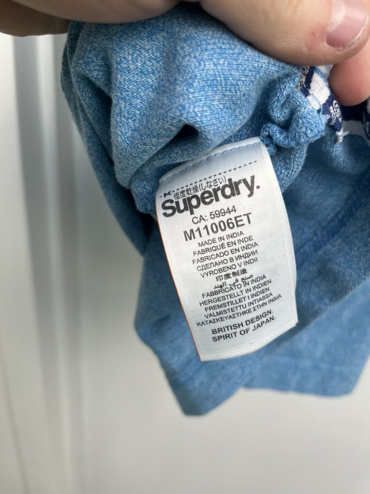 Superdry Superdry Classic Pique Polo Shirt Blue Size 4XL Size US XXL / EU 58 / 5 - 8 Thumbnail
