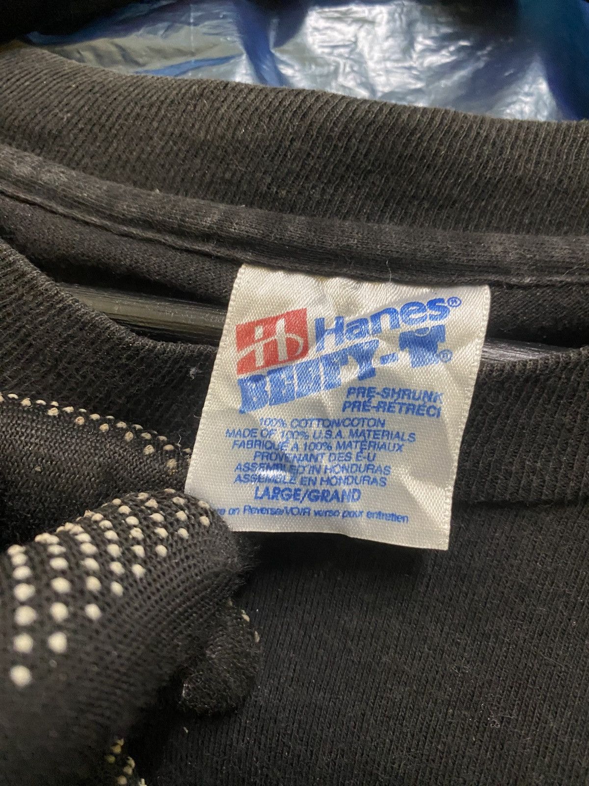 Hanes VINTAGE HANES LS SHIRT Size US L / EU 52-54 / 3 - 4 Thumbnail