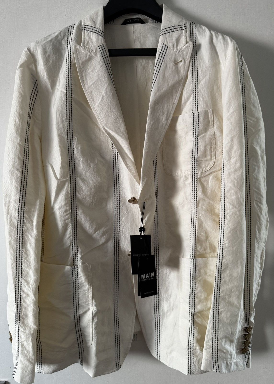 Giorgio Armani Giorgio Armani Main Limited Edition Nautical Blazer – 52R IT Size 52R - 5 Thumbnail
