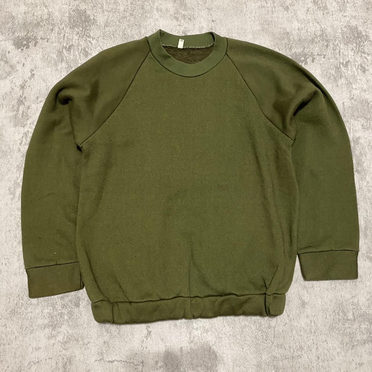 Other Olive green 80s crewneck sweatshirt Size US S / EU 44-46 / 1 - 1 Thumbnail