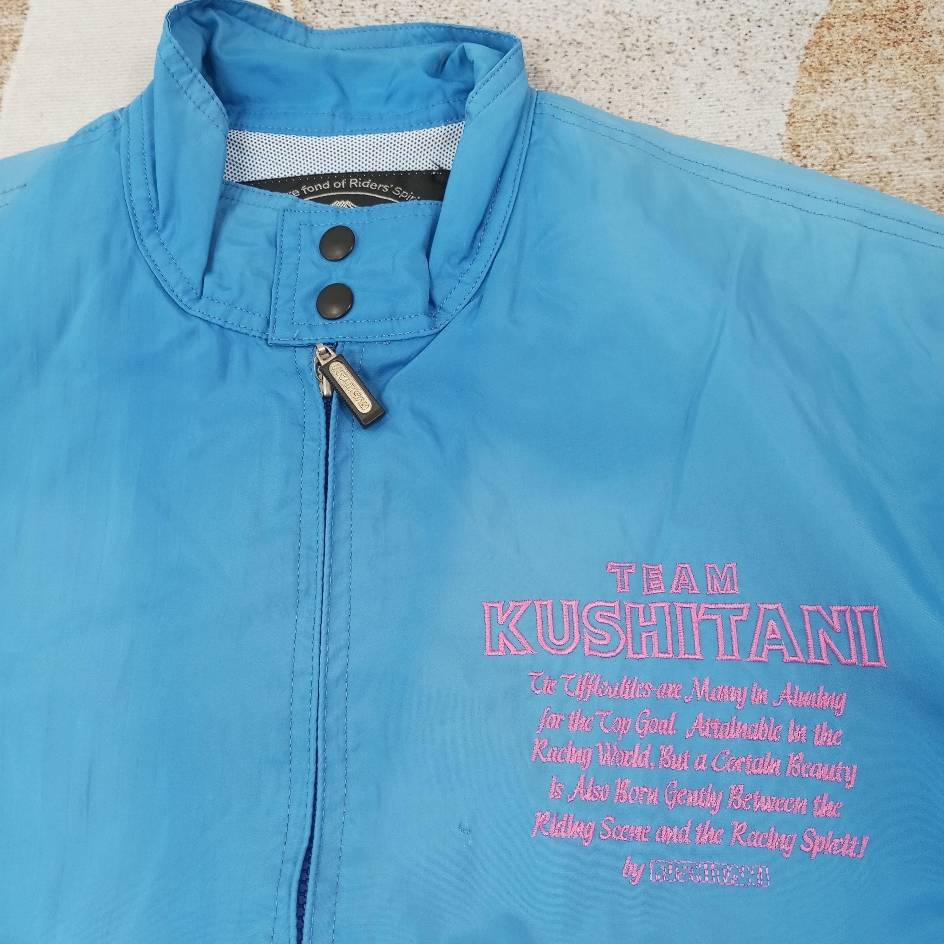 Vintage Kushitani Team Green Kawasaki Jacket c234n19 Size US L / EU 52-54 / 3 - 2 Thumbnail