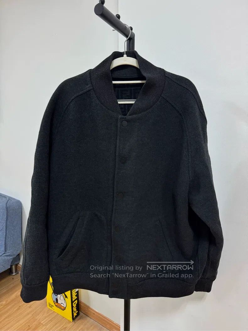 Fendi Fendi Double F Logo Reversible Wool Pilot Jacket Size US L / EU 52-54 / 3 - 3 Thumbnail
