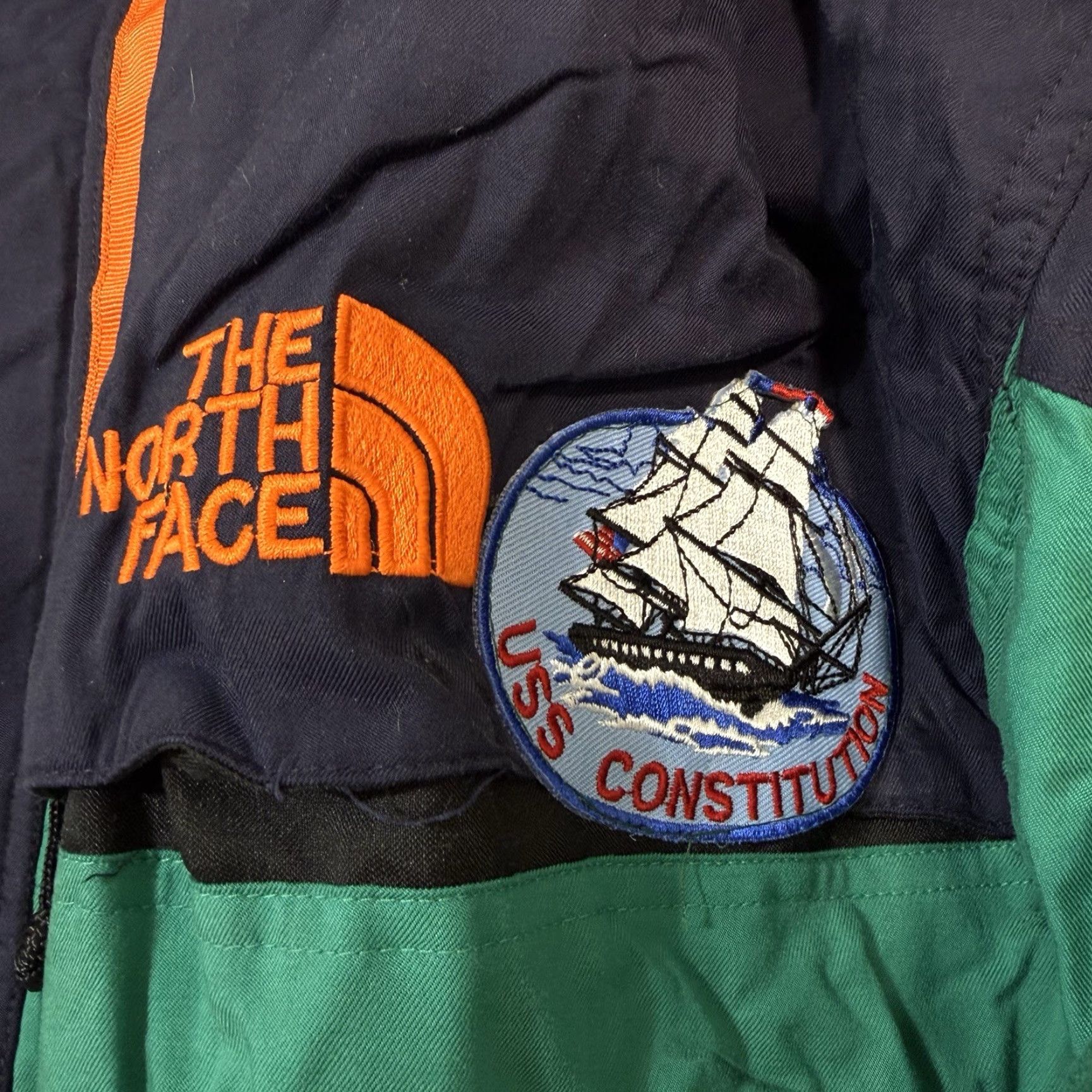 The North Face VINTAGE The North Face Jacket Coat Coat Mens L Blue GoreTex 90s Extreme Gear Ski Weathergear Anorak Winter Size US L / EU 52-54 / 3 - 7 Thumbnail
