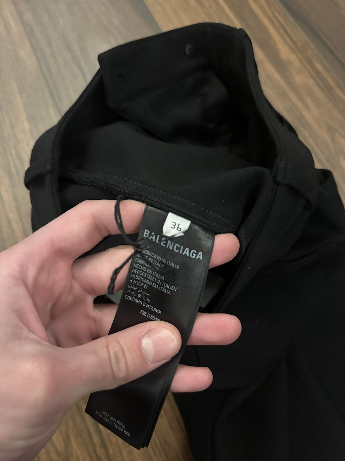 Balenciaga Balenciaga Long Legging 'Black' Size 25" / US 0 / IT 36 - 7 Thumbnail