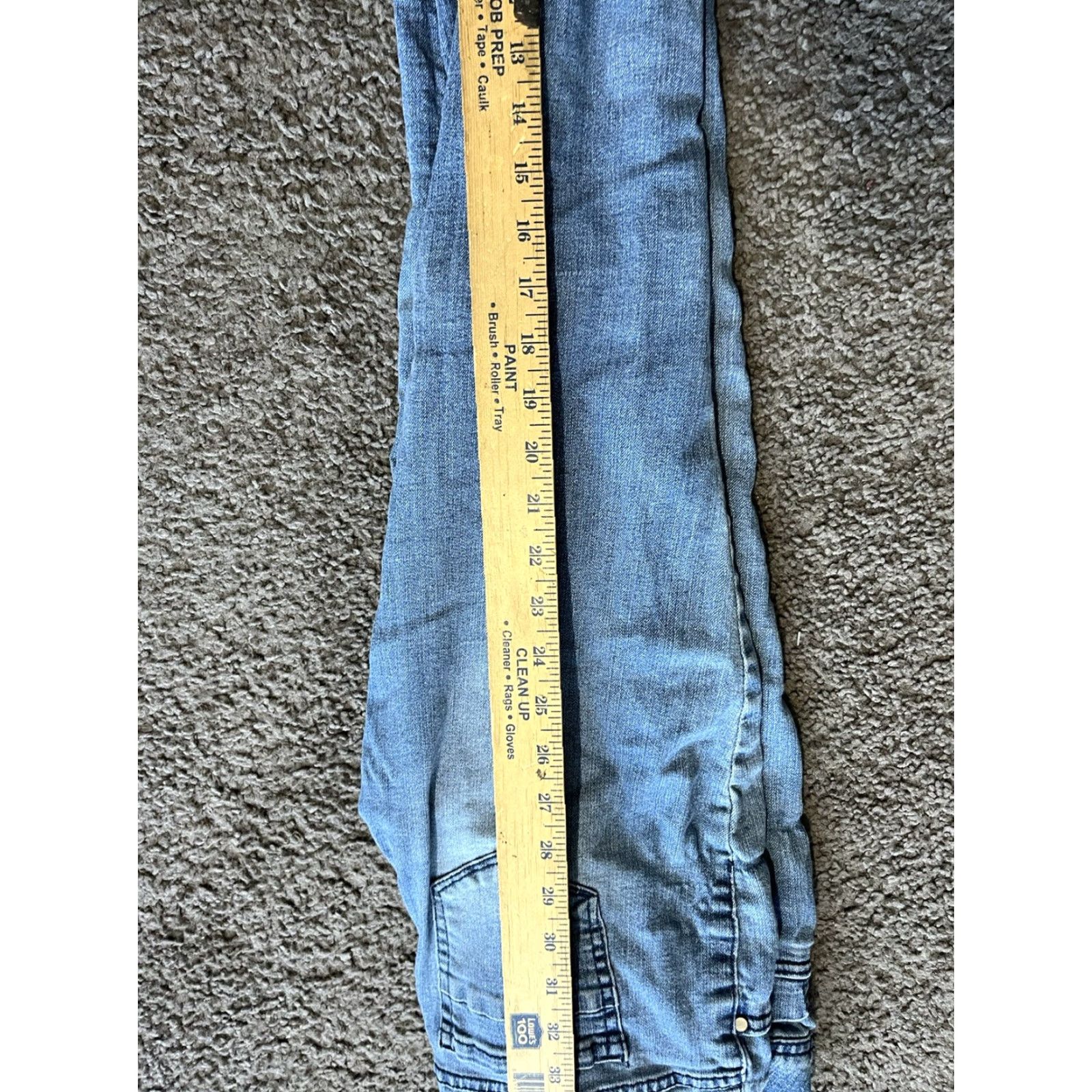 Vintage Womens D Jeans Skinny 6 Mid Rise Stretch Blue Cotton Blend Jeans Size 28" / US 6 / IT 42 - 6 Thumbnail