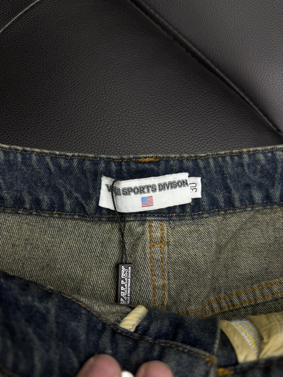 Vale Valley Blue Denim Patchwork Shorts Size 30 (Brand New) Size US 30 / EU 46 - 10 Thumbnail