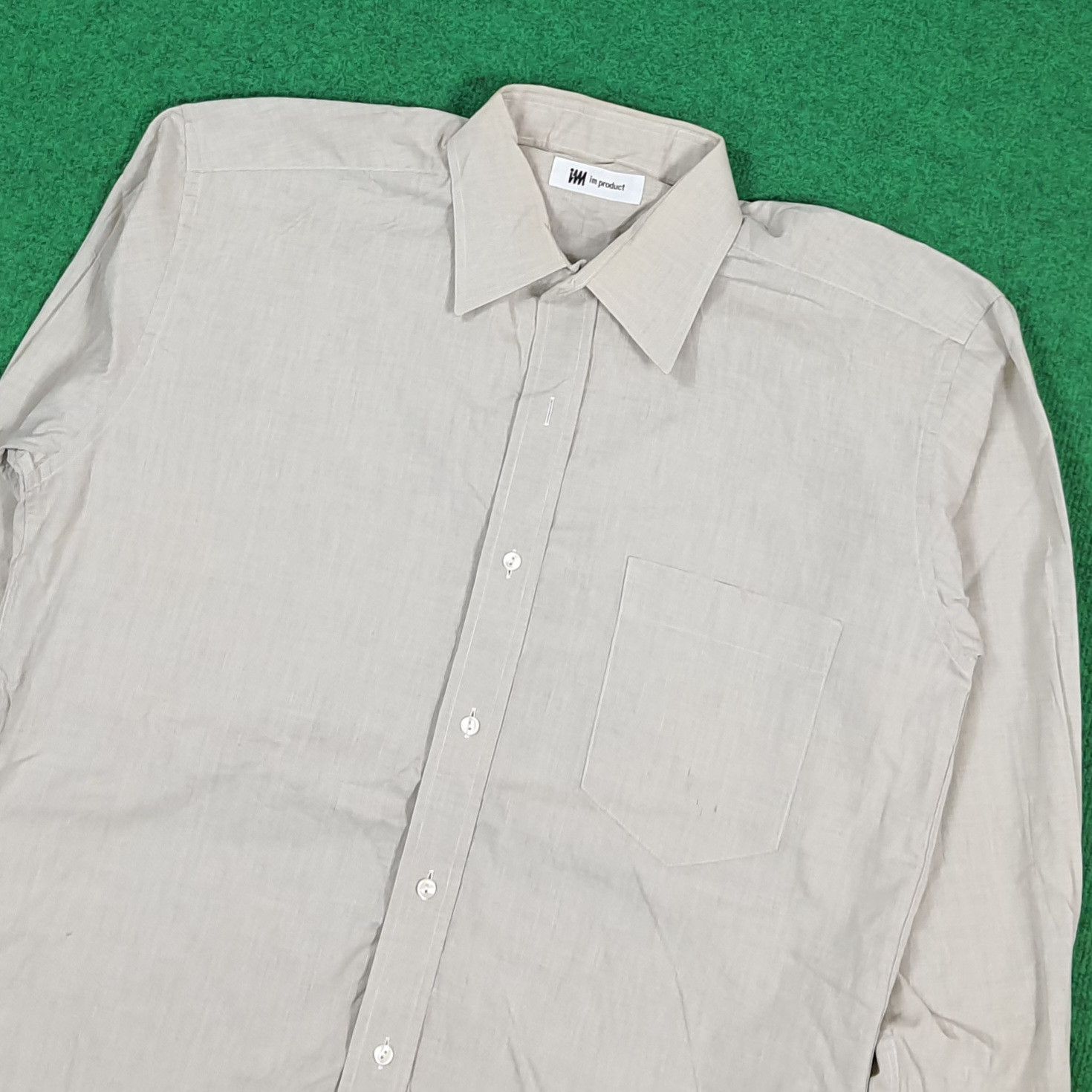 Issey Miyake Vintage Im Product by Issey Miyake Plain Shirt C294N74 Size US L / EU 52-54 / 3 - 2 Thumbnail
