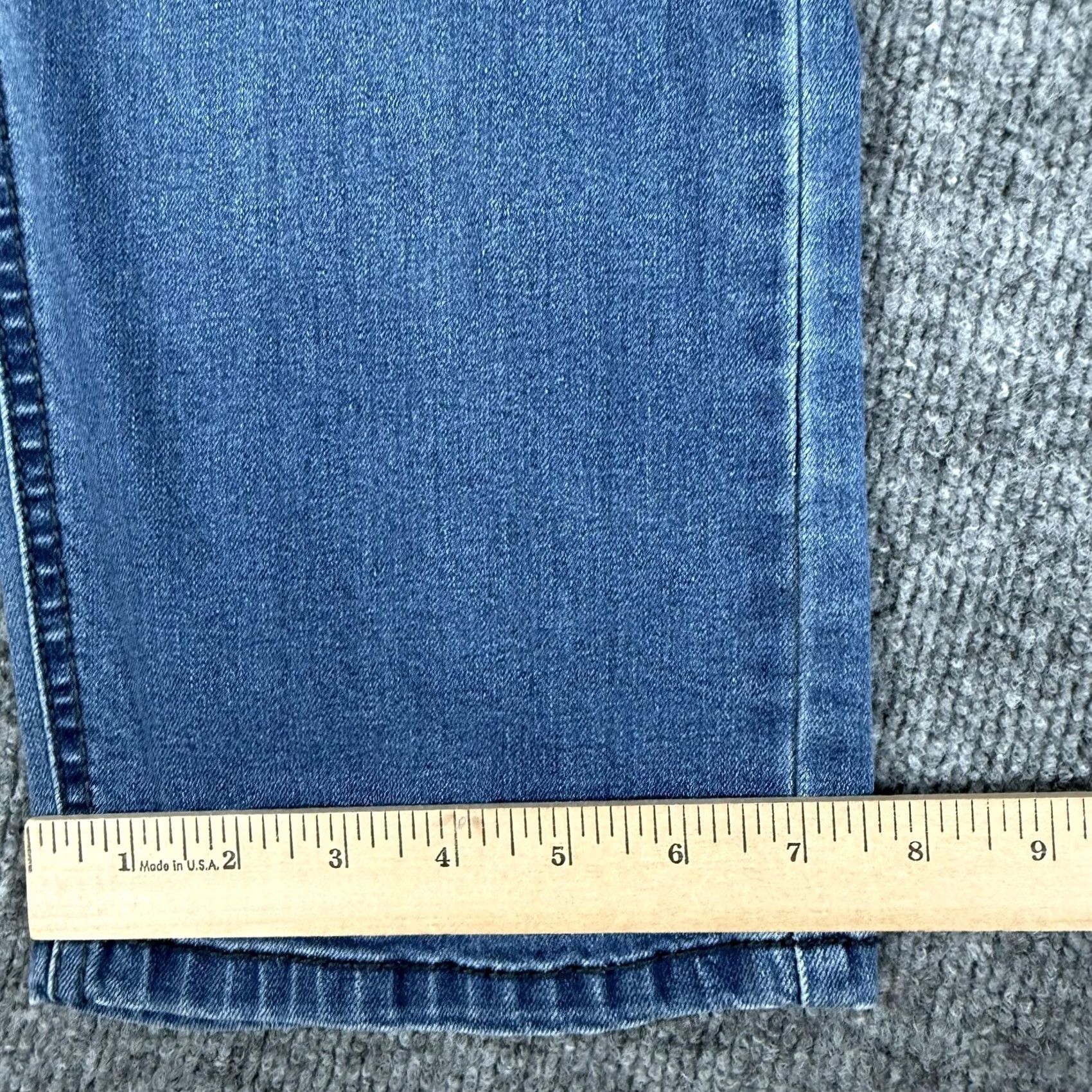 Buffalo David Bitton Buffalo David Bitton Jeans Mens 38x30 Axel Slim Stretch Straight Denim Pants Blue Medium Wash 5-Pocket Zip Fly Mens Size US 38 / EU 54 - 7 Thumbnail