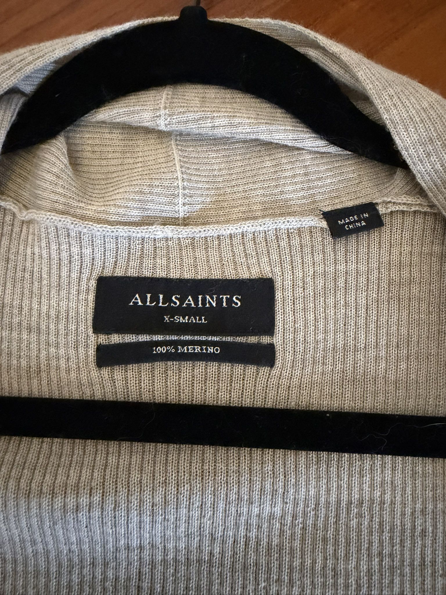 Allsaints Allsaints Merino wool cardigan Size US XS / EU 42 / 0 - 2 Thumbnail