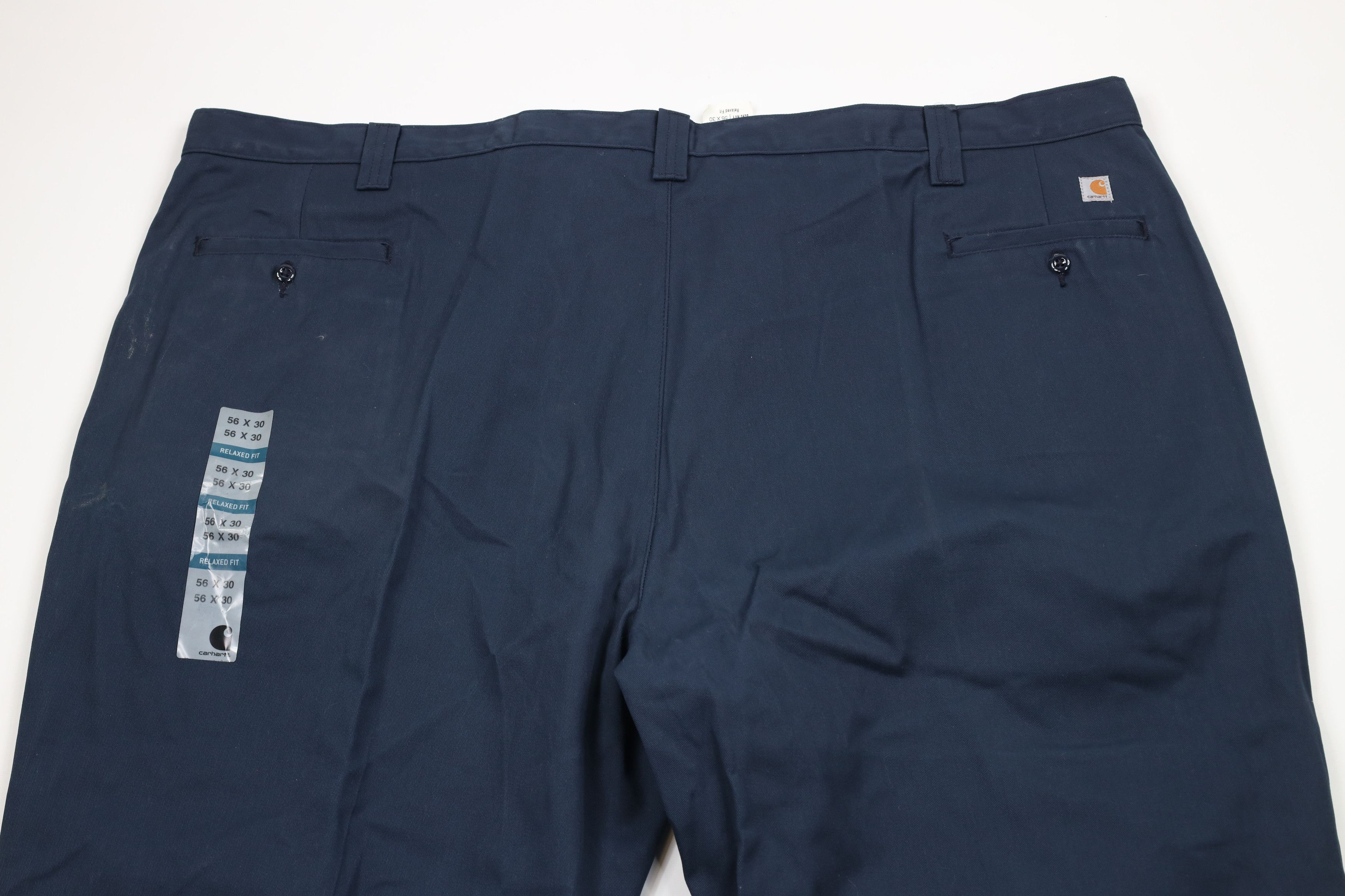 Carhartt × Vintage Deadstock Vintage Carhartt Wide Leg Relaxed Fit Pants Blue Size US 44 / EU 60 - 10 Thumbnail
