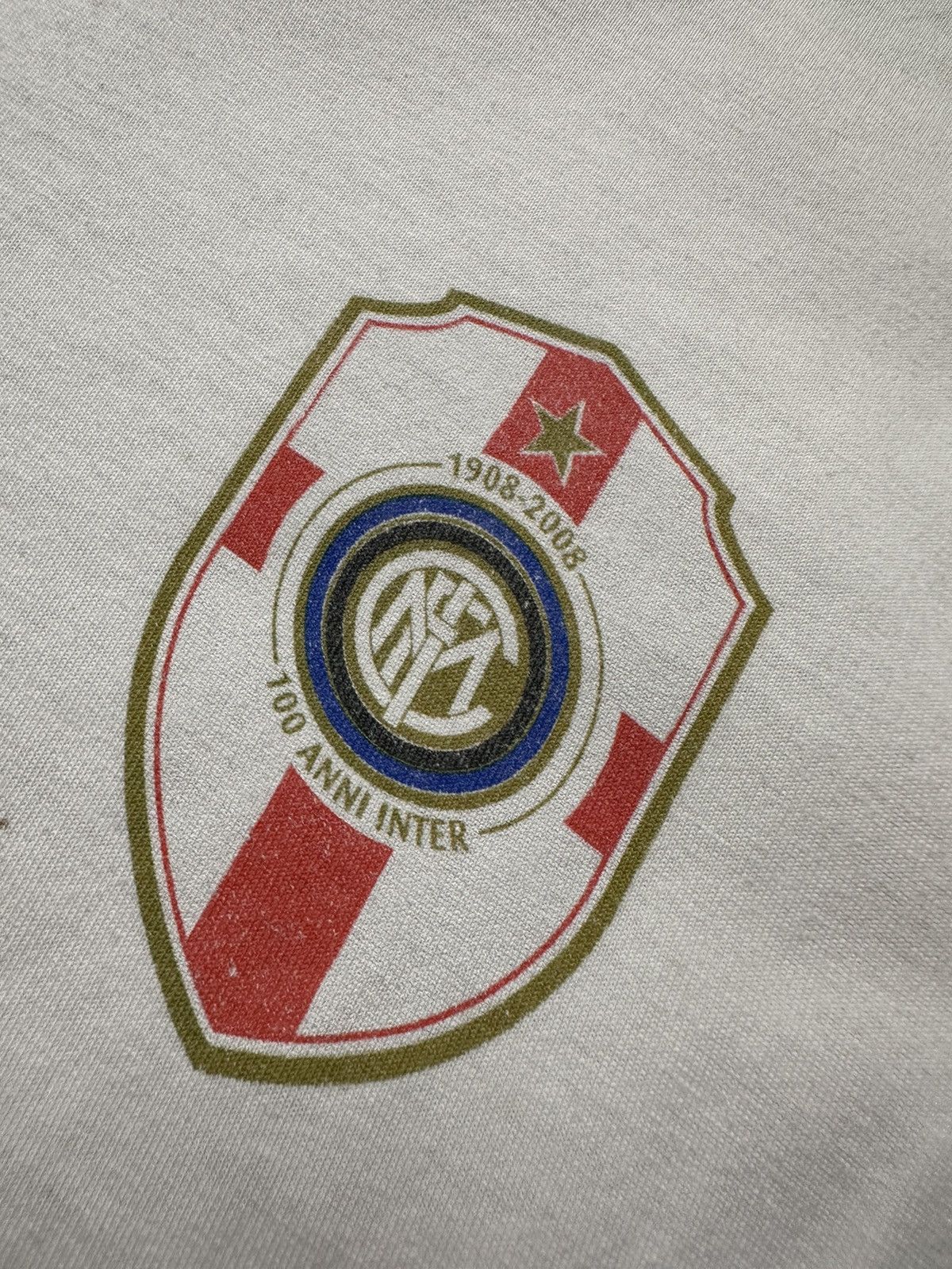 Nike × Vintage Vintage Nike Inter Milan soccer tee 100 years rare size XL Size US XL / EU 56 / 4 - 6 Thumbnail