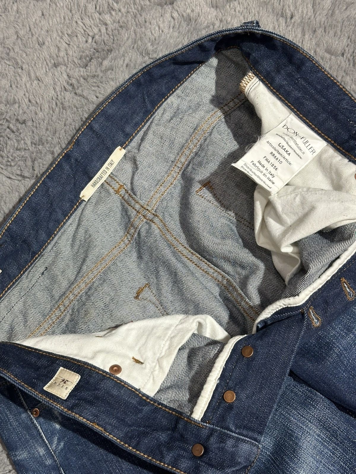 Other Don The Fuller "Mara" Selvedge Denim Pants Size US 34 / EU 50 - 10 Thumbnail