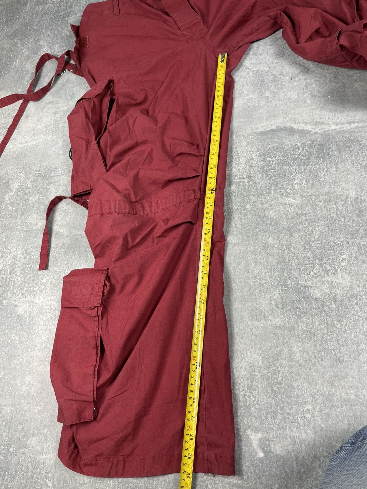 Vintage ❤️🔥 Baggy bondage Y2K cotton pants ❤️🔥 Size US 33 - 9 Thumbnail