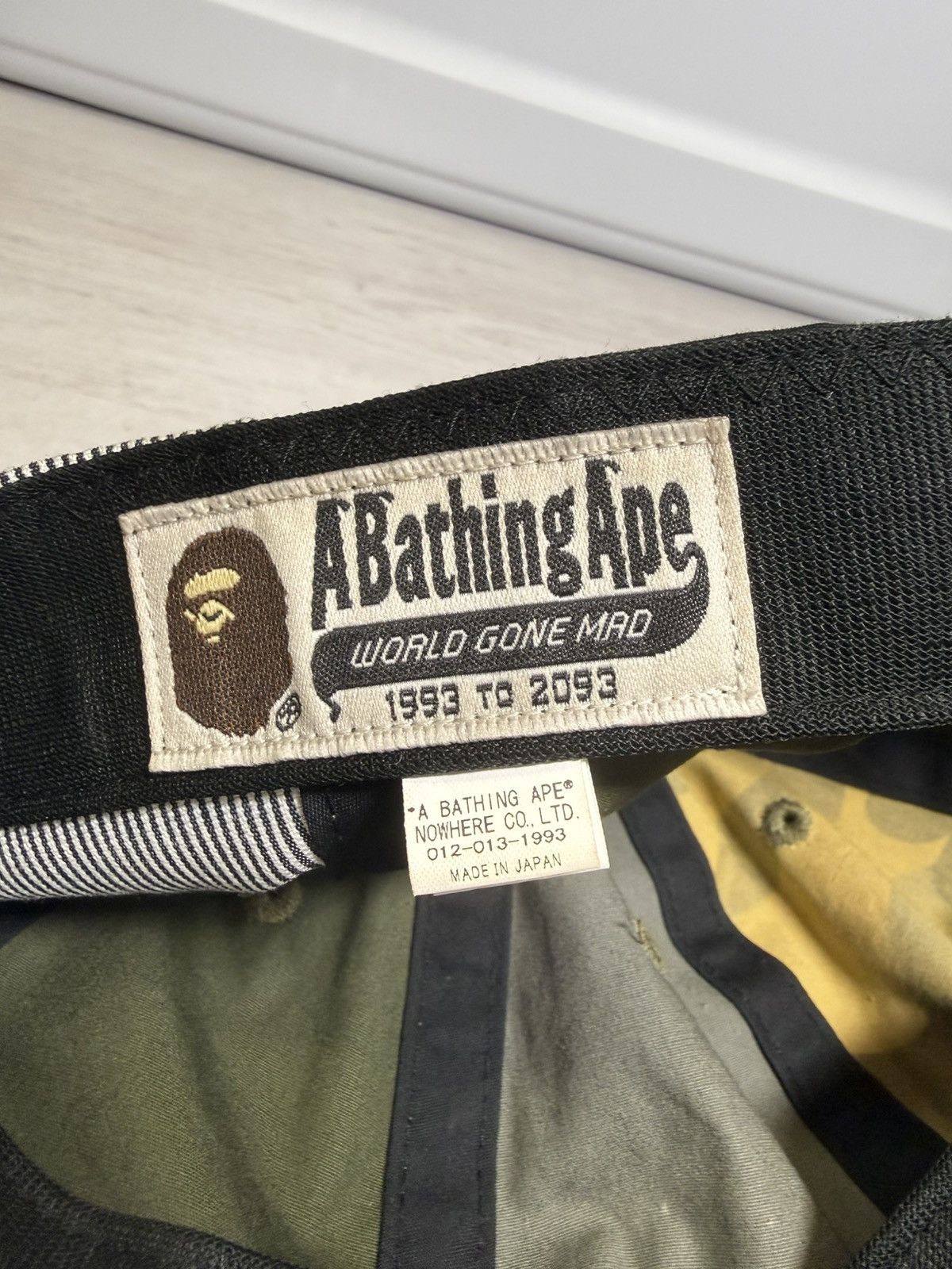 Bape SS22 Bape Crazy Panel Camo Cap Size ONE SIZE - 9 Thumbnail