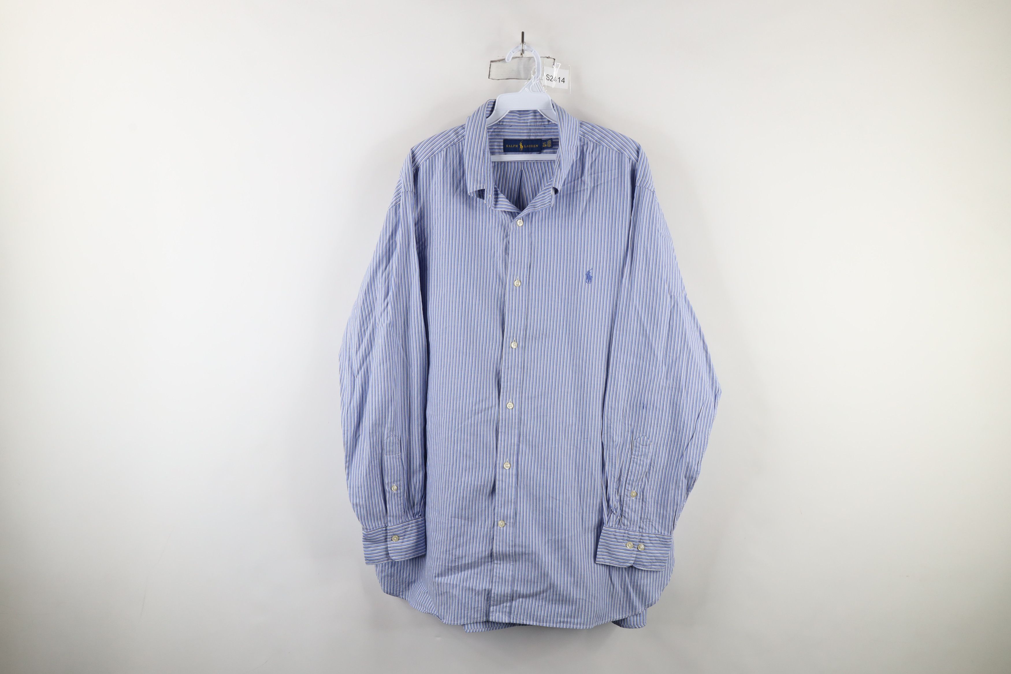 Polo Ralph Lauren Vintage Ralph Lauren Striped Collared Button Down Shirt Size US M / EU 48-50 / 2 - 1 Thumbnail