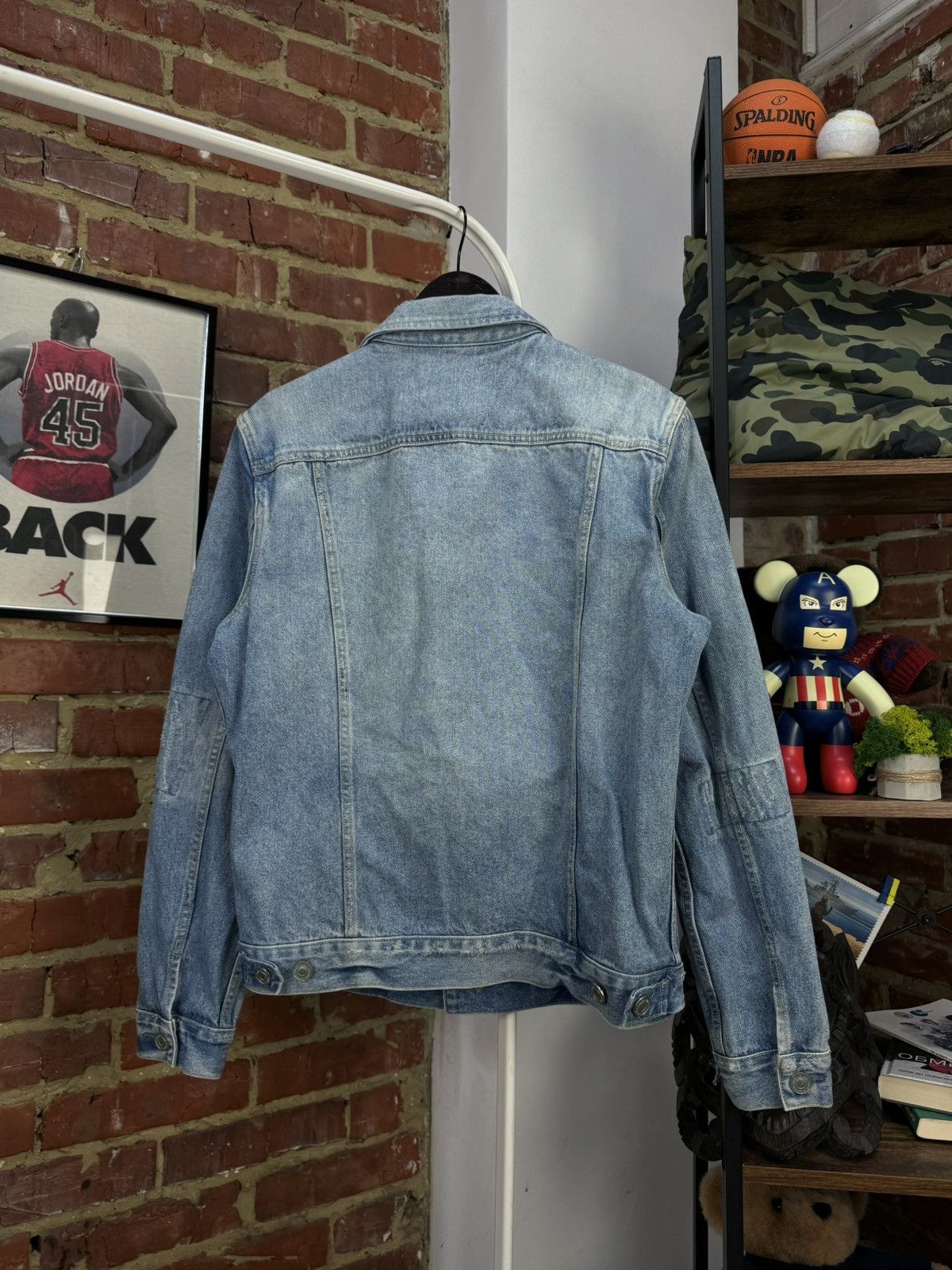 Allsaints All Saints Spitalfields Dustout Distressed Denim Jacket Size US M / EU 48-50 / 2 - 4 Thumbnail