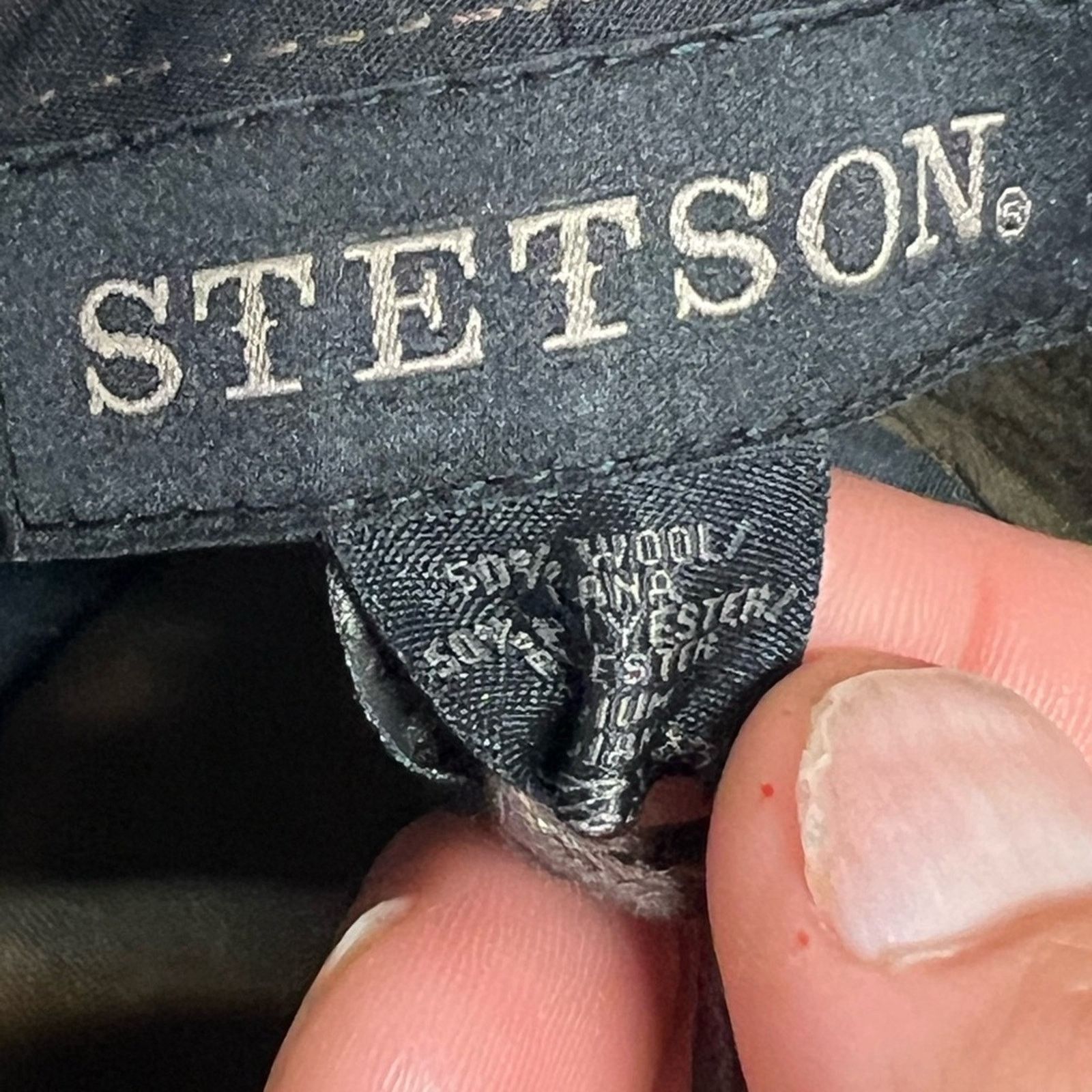Stetson Stetson Fedora Mens Medium Brown Plaid Wool Blend Hat NEW Size ONE SIZE - 11 Thumbnail