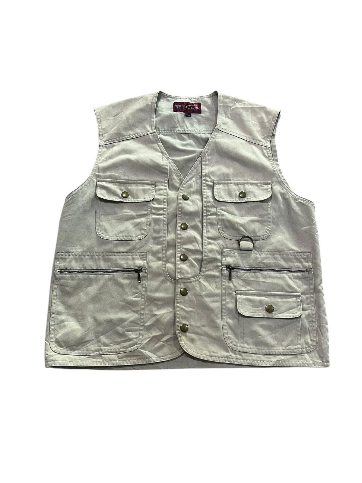 Japanese Brand WORLD ISLAND UTILITY/MULTIPOCKET VEST Size US L / EU 52-54 / 3 - 1 Thumbnail