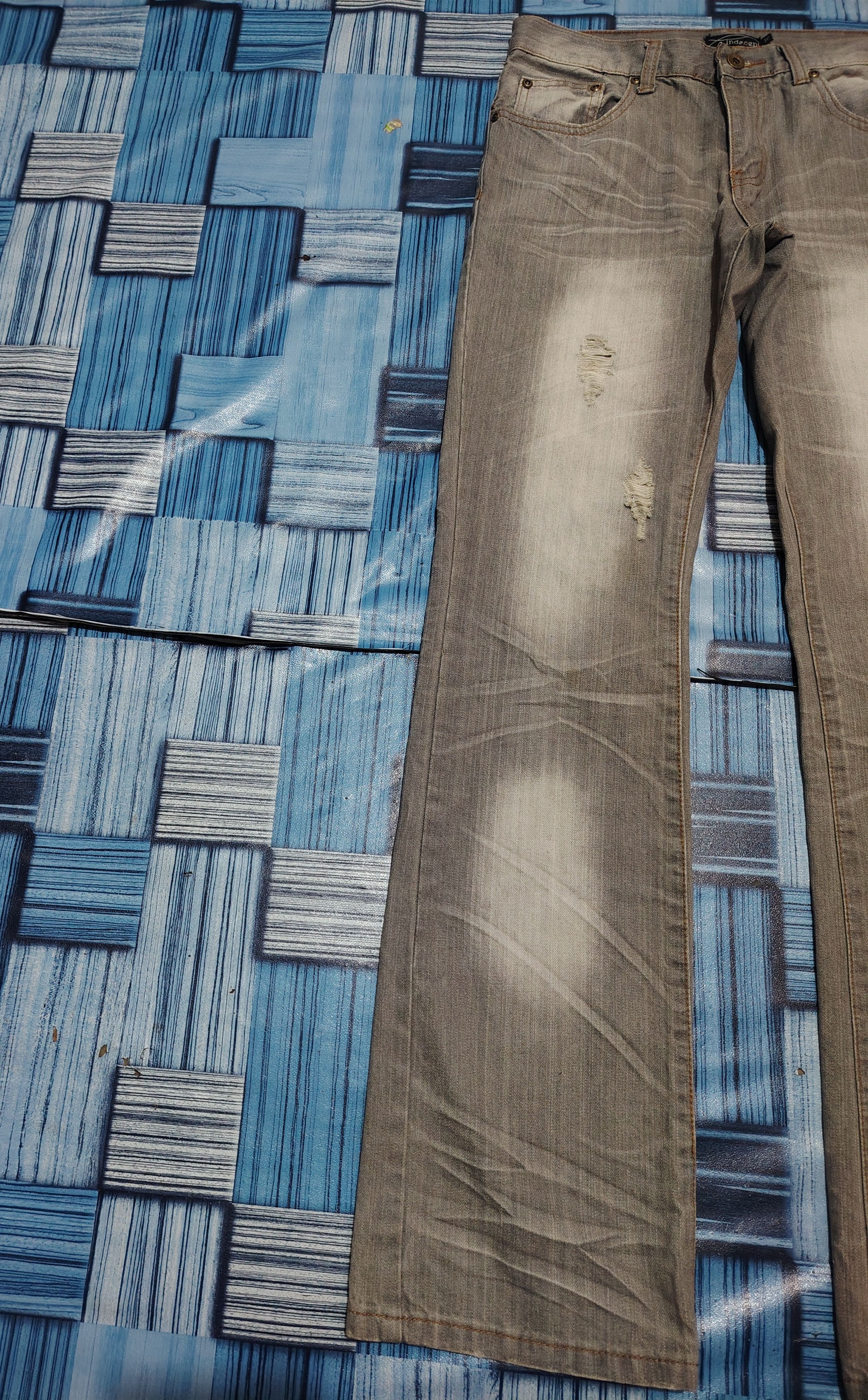 Japanese Brand 💥Insane💥 Japan Indecent Flared Jeans Size US 31 - 4 Thumbnail