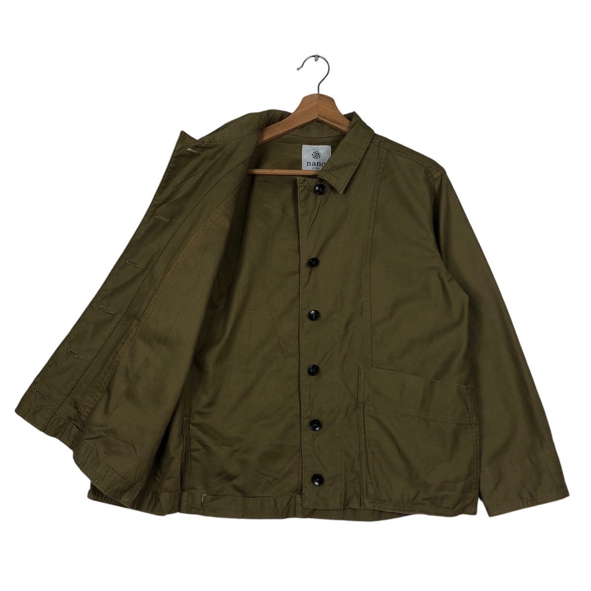 Japanese Brand 📌Vintage Chore Jacket Work Button Nano & Co Issey Miyake Size US M / EU 48-50 / 2 - 12 Thumbnail