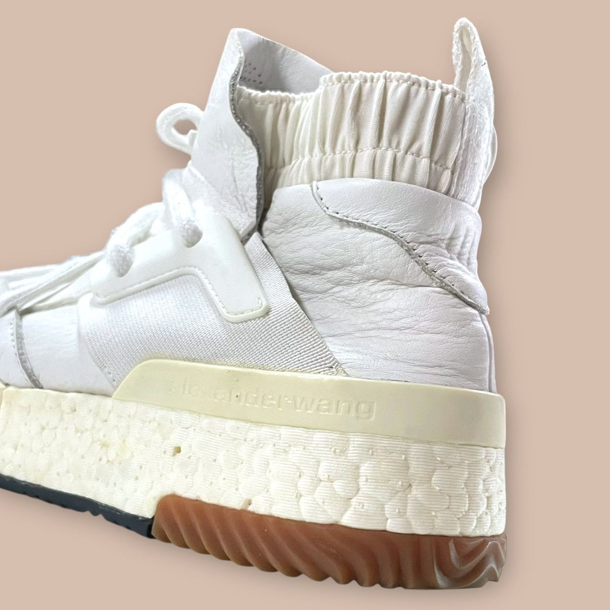 Adidas × Alexander Wang Adidas X Alexander Wang Bball "Triple White" Size US 7.5 / EU 40-41 - 16 Thumbnail