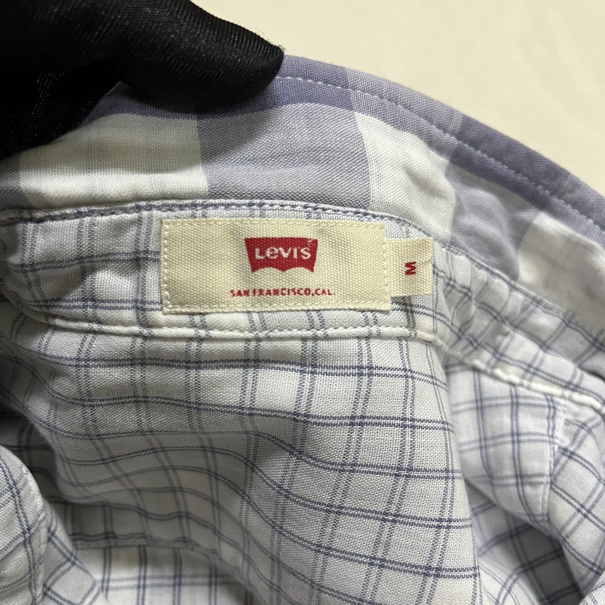Levi's × Levi's Made & Crafted × Levi's Vintage Clothing Levis Linen Checkered Button Shirt Size US S / EU 44-46 / 1 - 7 Thumbnail