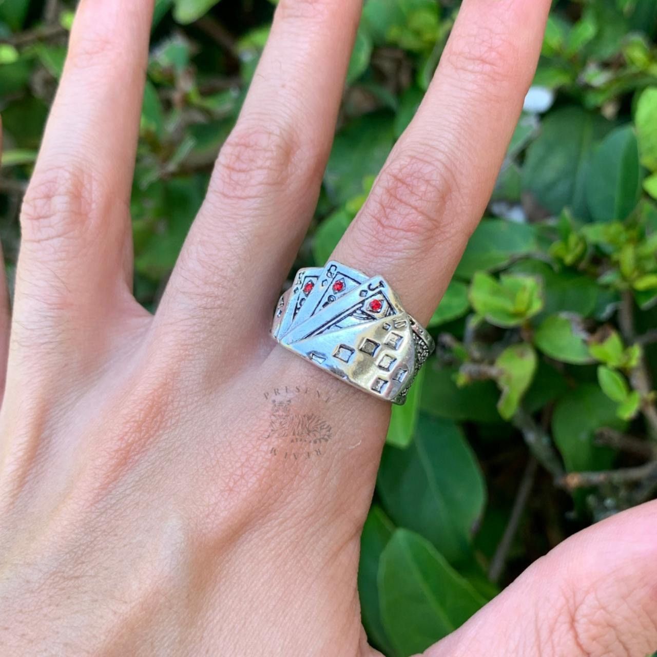 Japanese Brand × Vintage Poker Adjustable Ring Size ONE SIZE - 5 Thumbnail