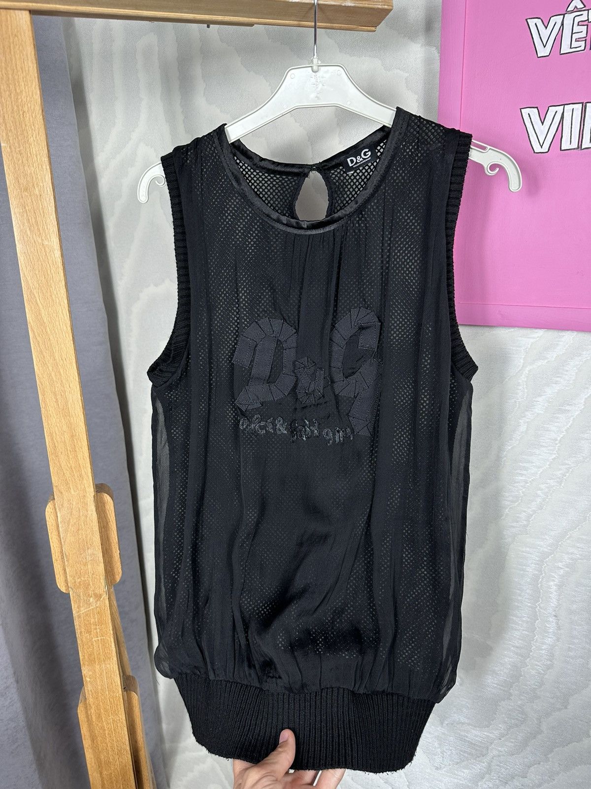 Dolce & Gabbana × Vintage Dolce & Gabbana Vintage Tank Top Size L / US 10 / IT 46 - 6 Thumbnail
