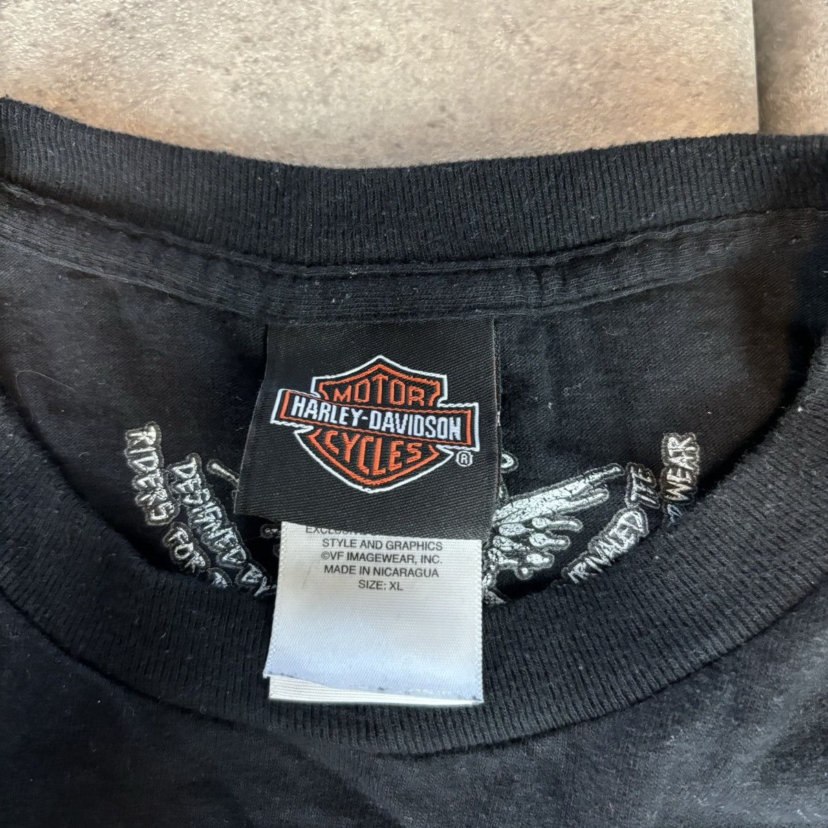 Harley Davidson Y2k black Harley Davidson texas eagle flames tshirt Size US XL / EU 56 / 4 - 2 Thumbnail