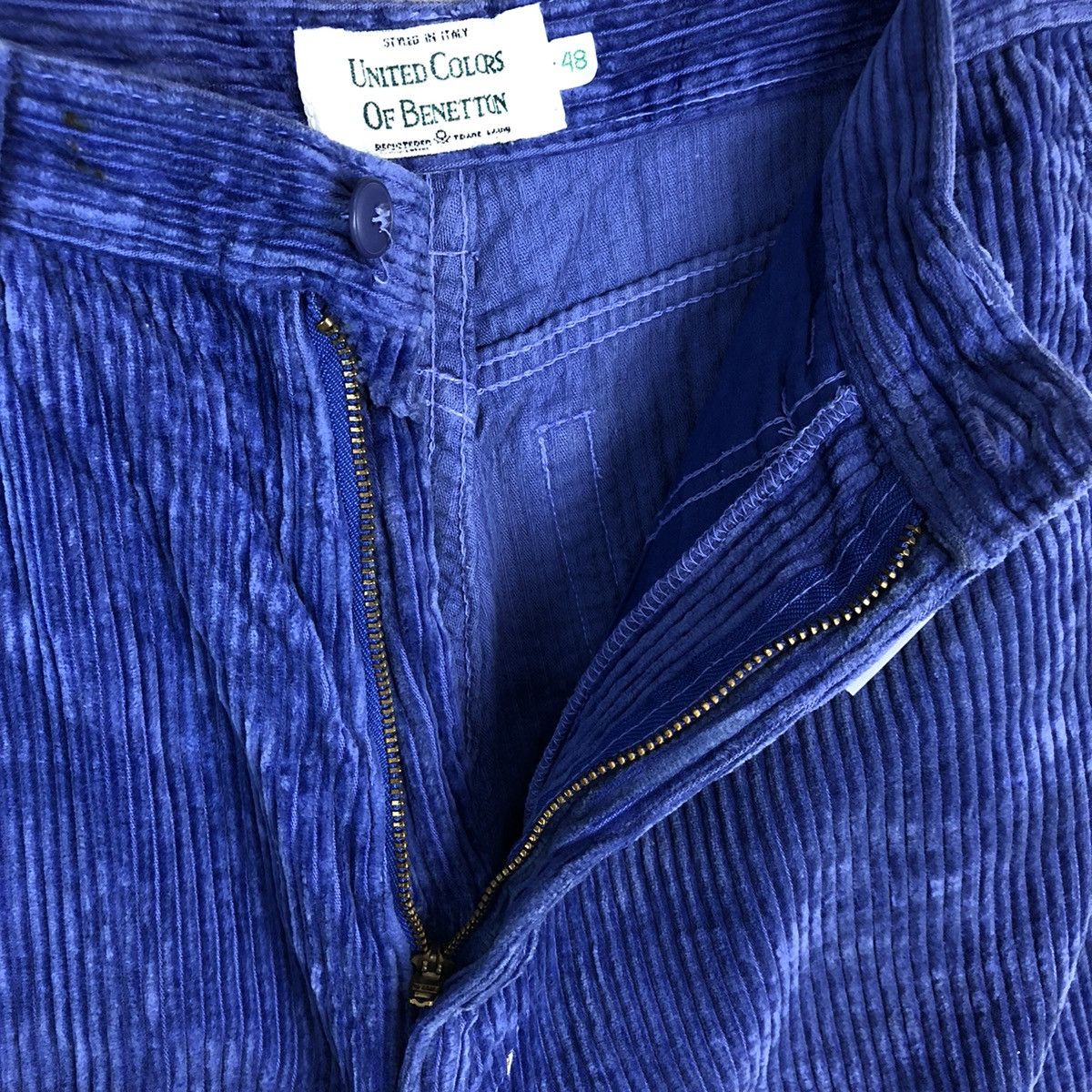 United Colors Of Benetton United Colors Of Benetton Blue Conduroy Pants #A1166 Size 24" / US 00 / IT 34 - 10 Thumbnail