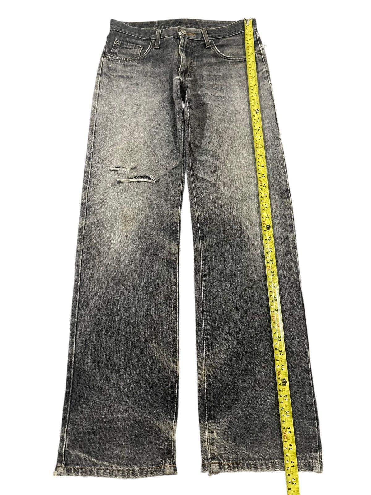 Edwin Vintage Edwin Faded Wash Style Distress Loose Jeans Size US 30 / EU 46 - 12 Thumbnail