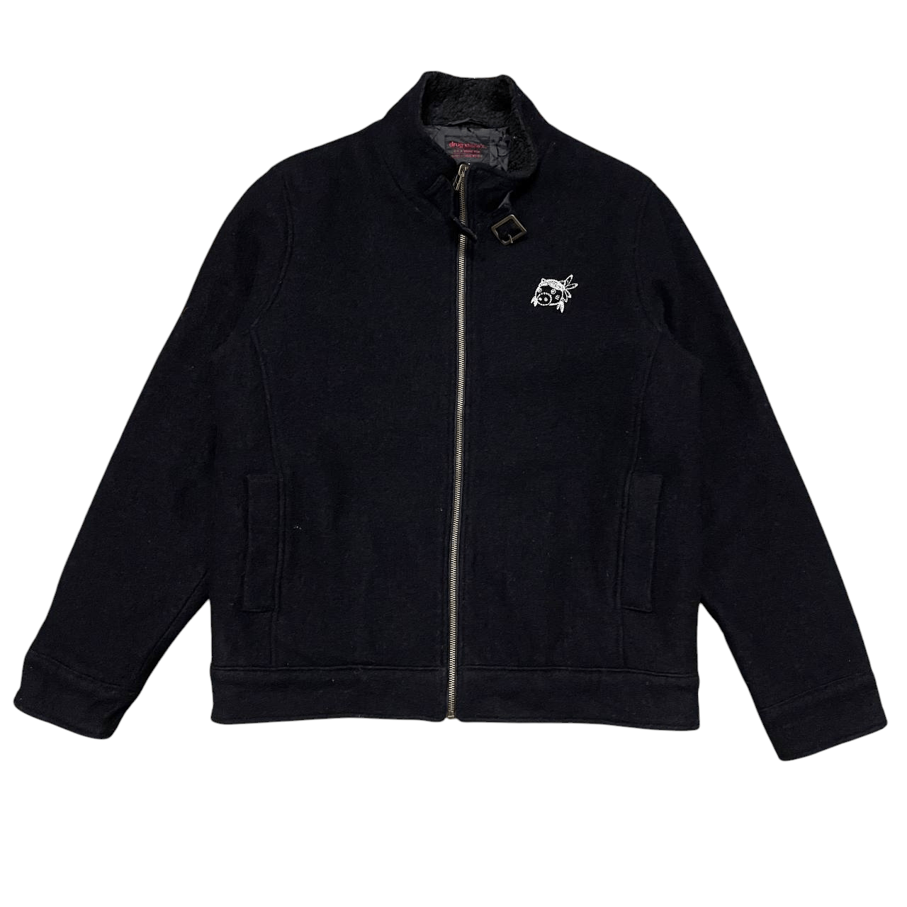 Japanese Brand Vintage Drug Store's Wool Zipper Jacket Size US M / EU 48-50 / 2 - 1 Thumbnail