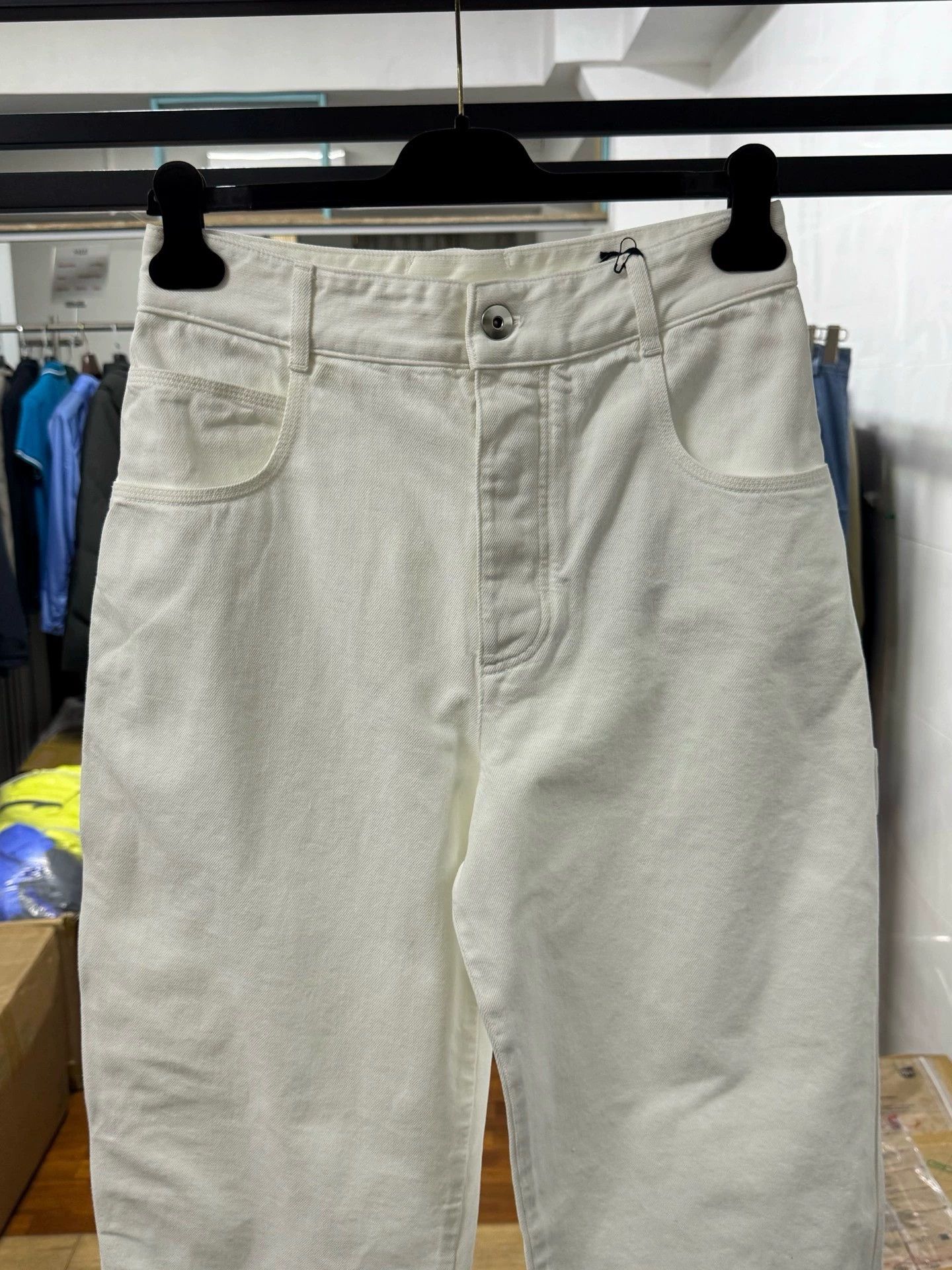 Bottega Veneta Bottega Veneta Men's White Denim Pants Size US 30 / EU 46 - 2 Thumbnail