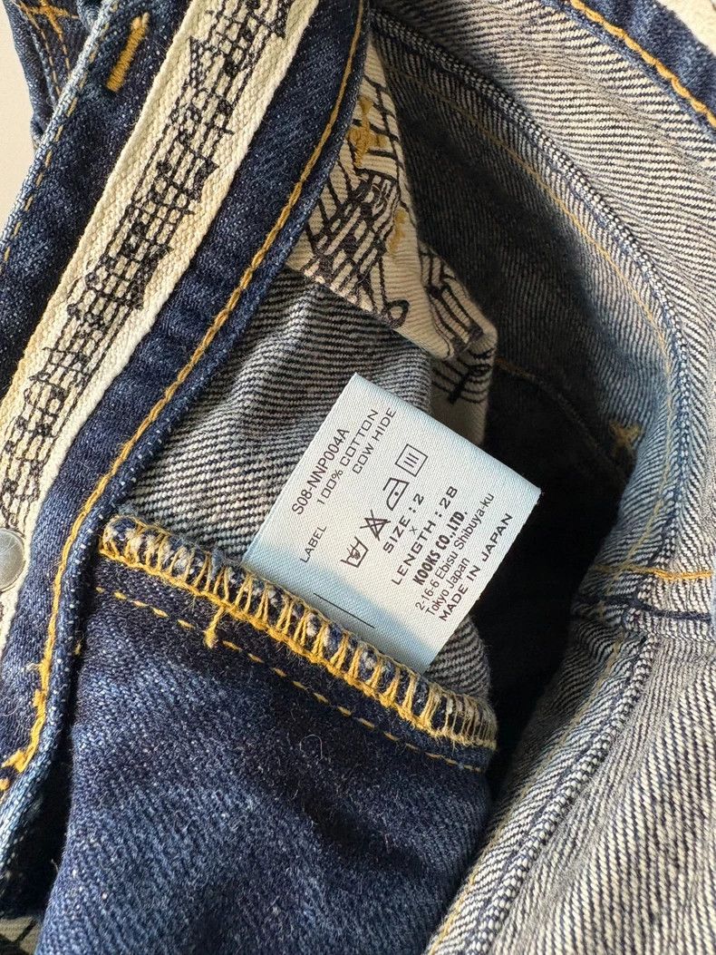 Number (N)ine Number (N)ine Size 2 08ss honeycomb cat must make old jeans Size US 28 / EU 44 - 3 Thumbnail