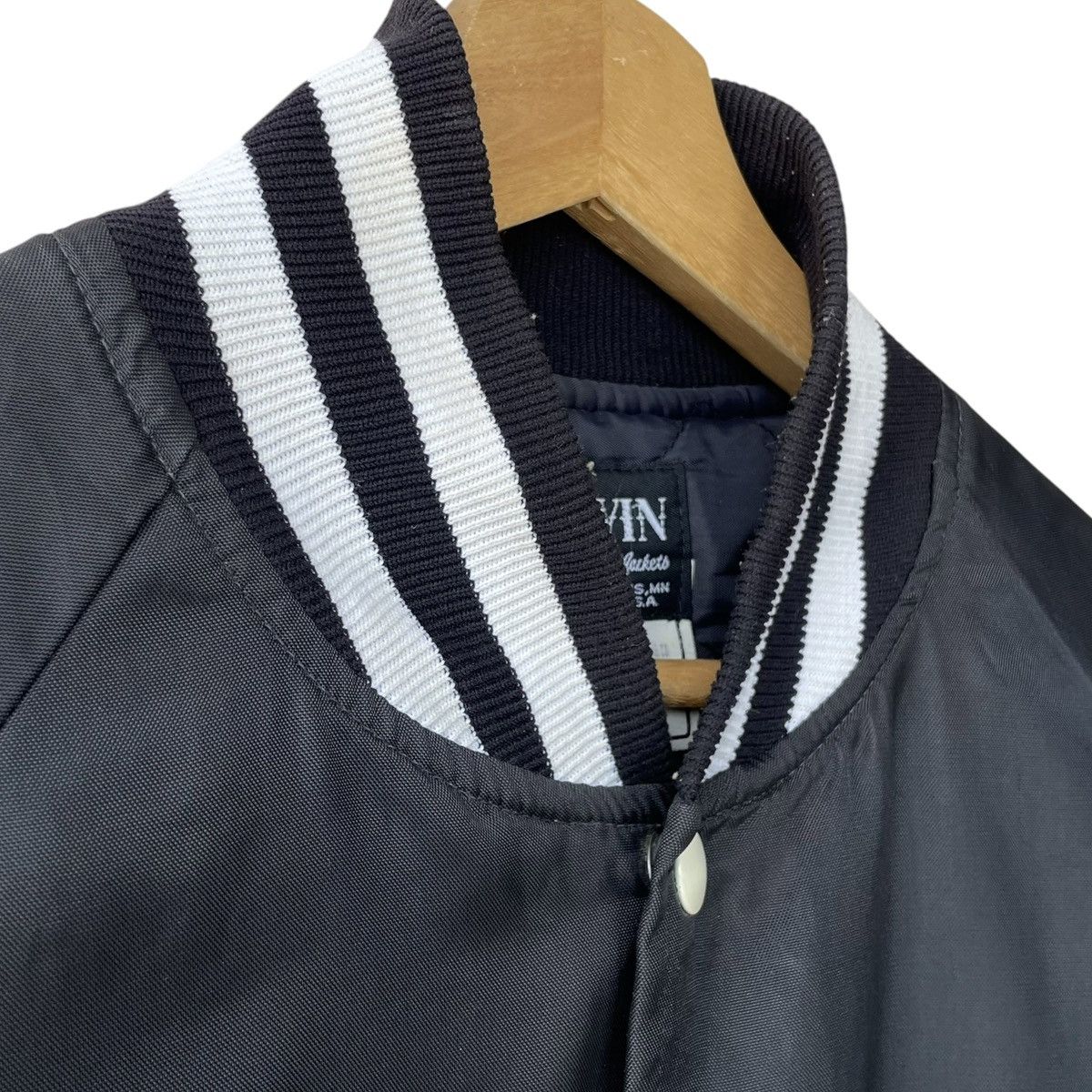 Vintage Butwin USA Vintage 1980s Veterans Of War Bomber Jacket Size US L / EU 52-54 / 3 - 4 Thumbnail