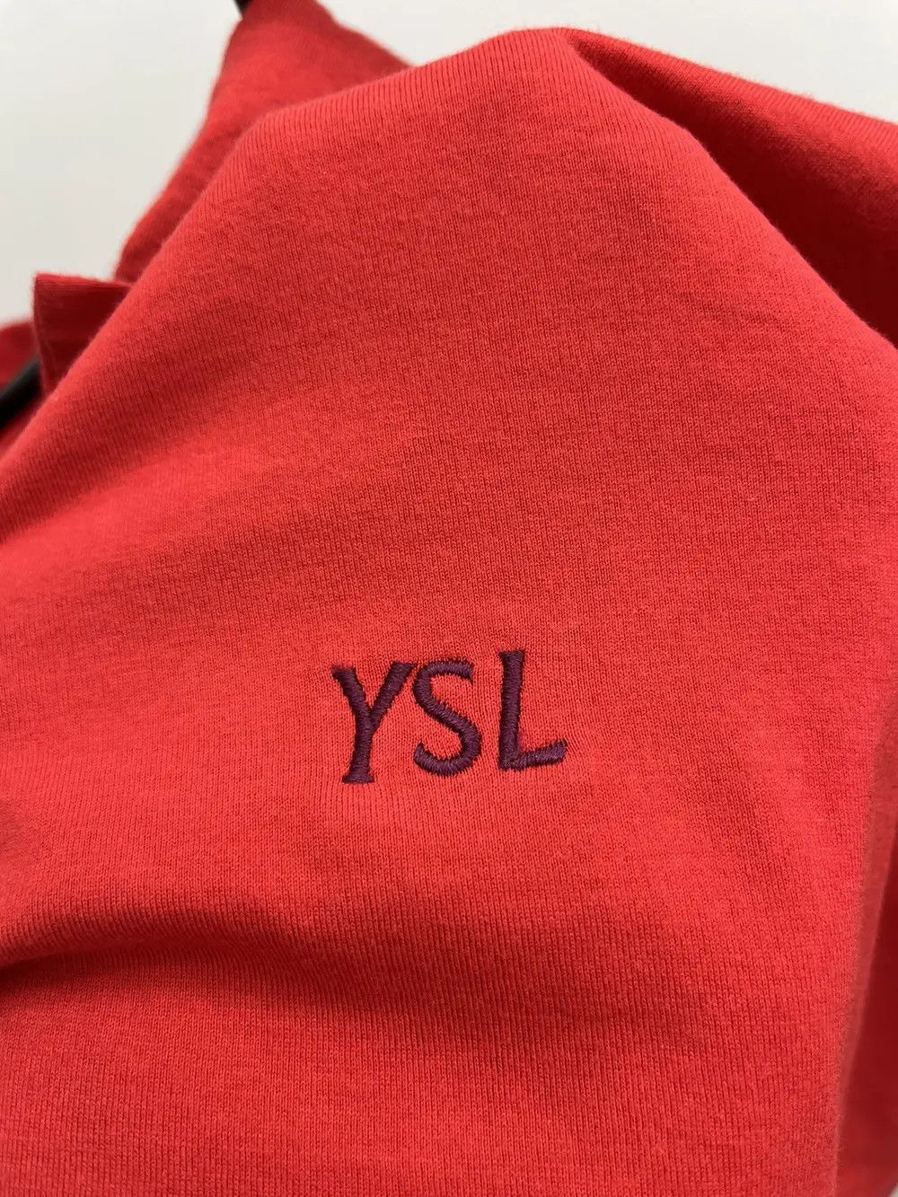 Yves Saint Laurent Yves Saint Laurent Pour Homme One Button Polo Shirt Size US L / EU 52-54 / 3 - 3 Thumbnail
