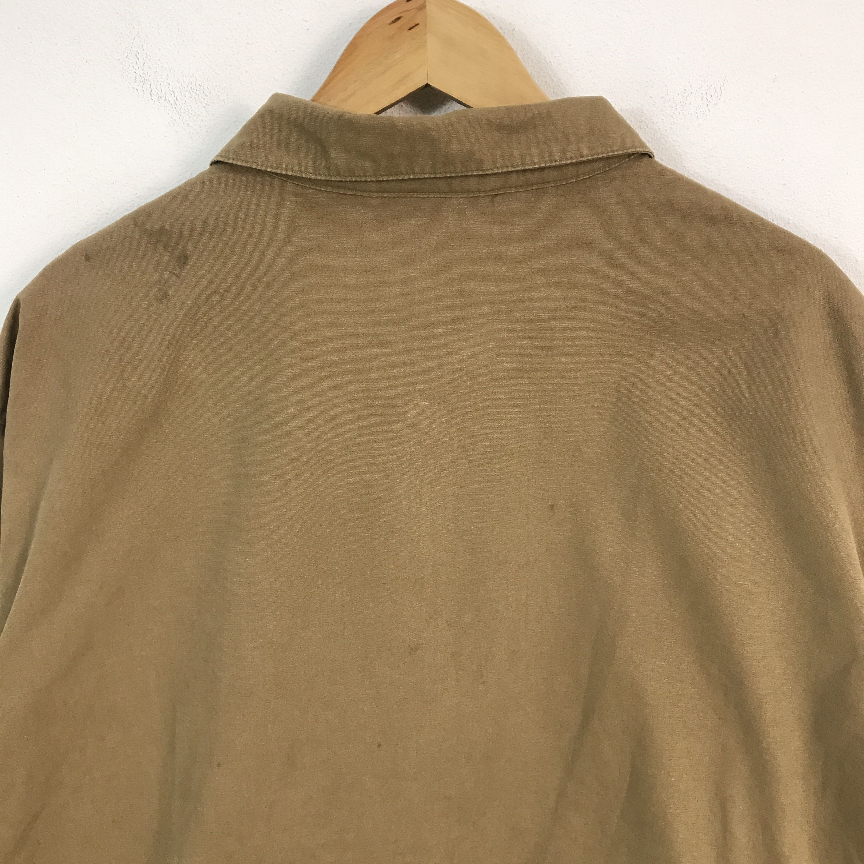 Polo Ralph Lauren Vtg Polo ralph lauren brown zipper jacket Size US XXL / EU 58 / 5 - 4 Thumbnail