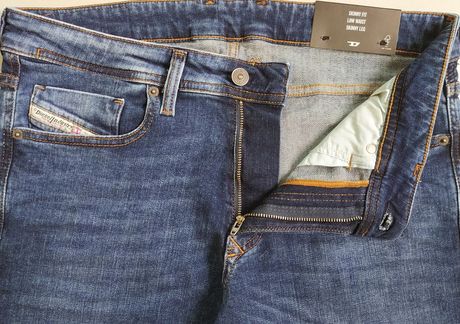 Diesel Diesel 1979 SLEENKER-R L.32 MENS JEANS T/9743 Size US 32 / EU 48 - 5 Thumbnail