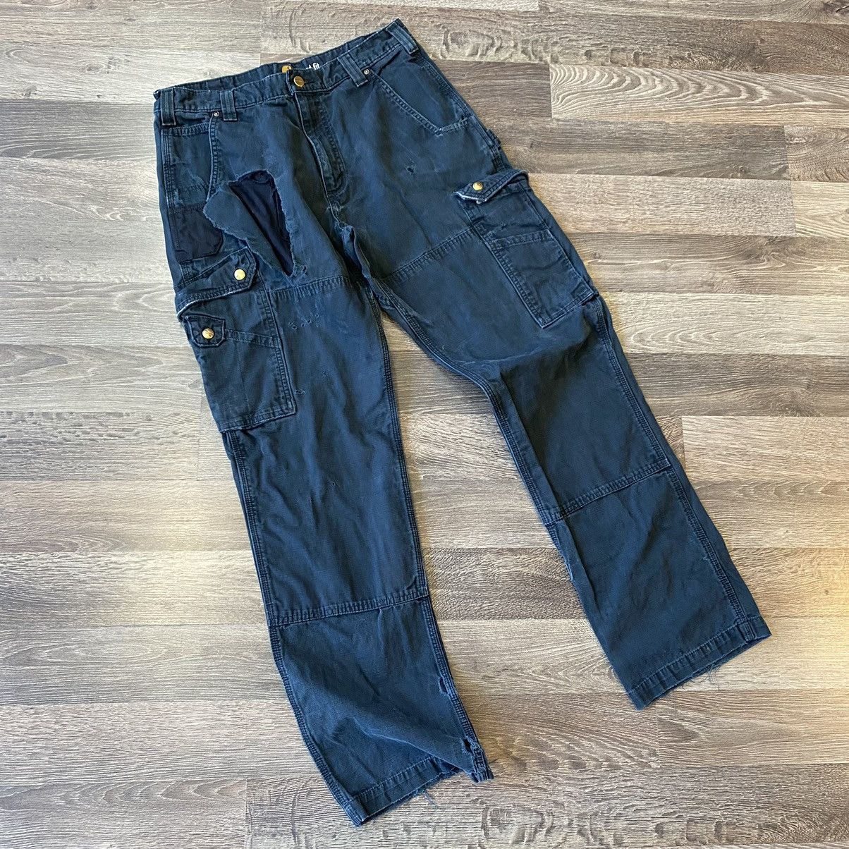 Carhartt × Vintage Carhartt cargo carpenter workwear pants Size US 33 - 2 Thumbnail