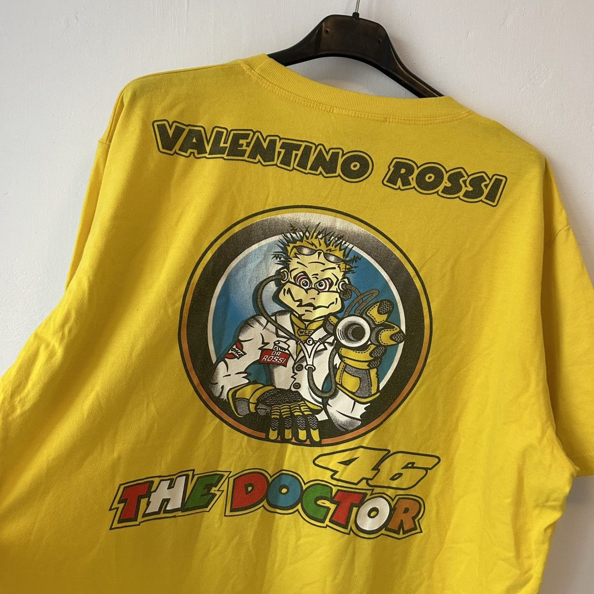 Formula 1 × NASCAR × Vintage Valentino Rossi 46 t-shirt The Doctor sun yellow Size US L / EU 52-54 / 3 - 6 Thumbnail