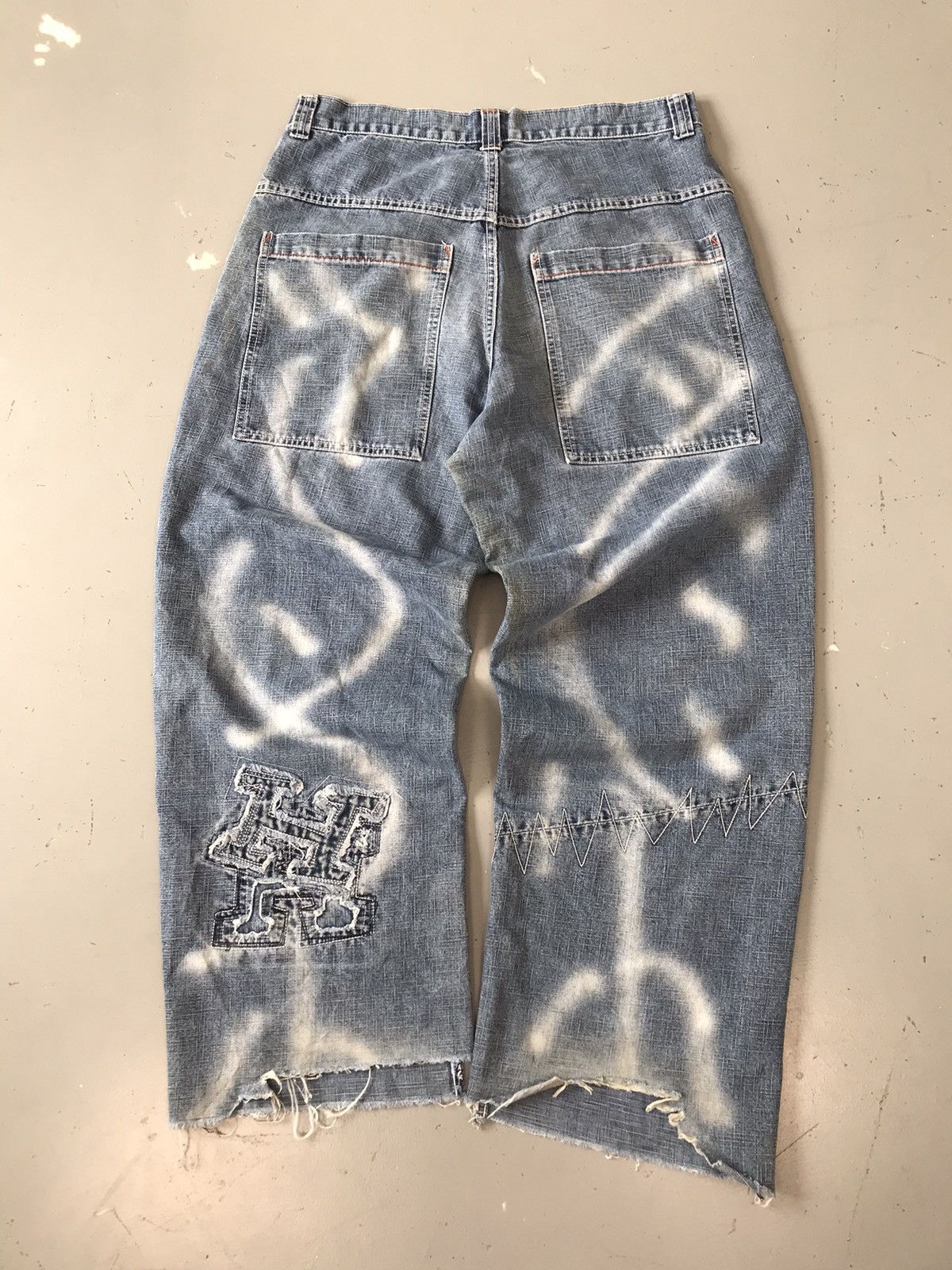 JNCO × Vintage Vintage baggy fit embroidered denim Size US 34 / EU 50 - 2 Thumbnail